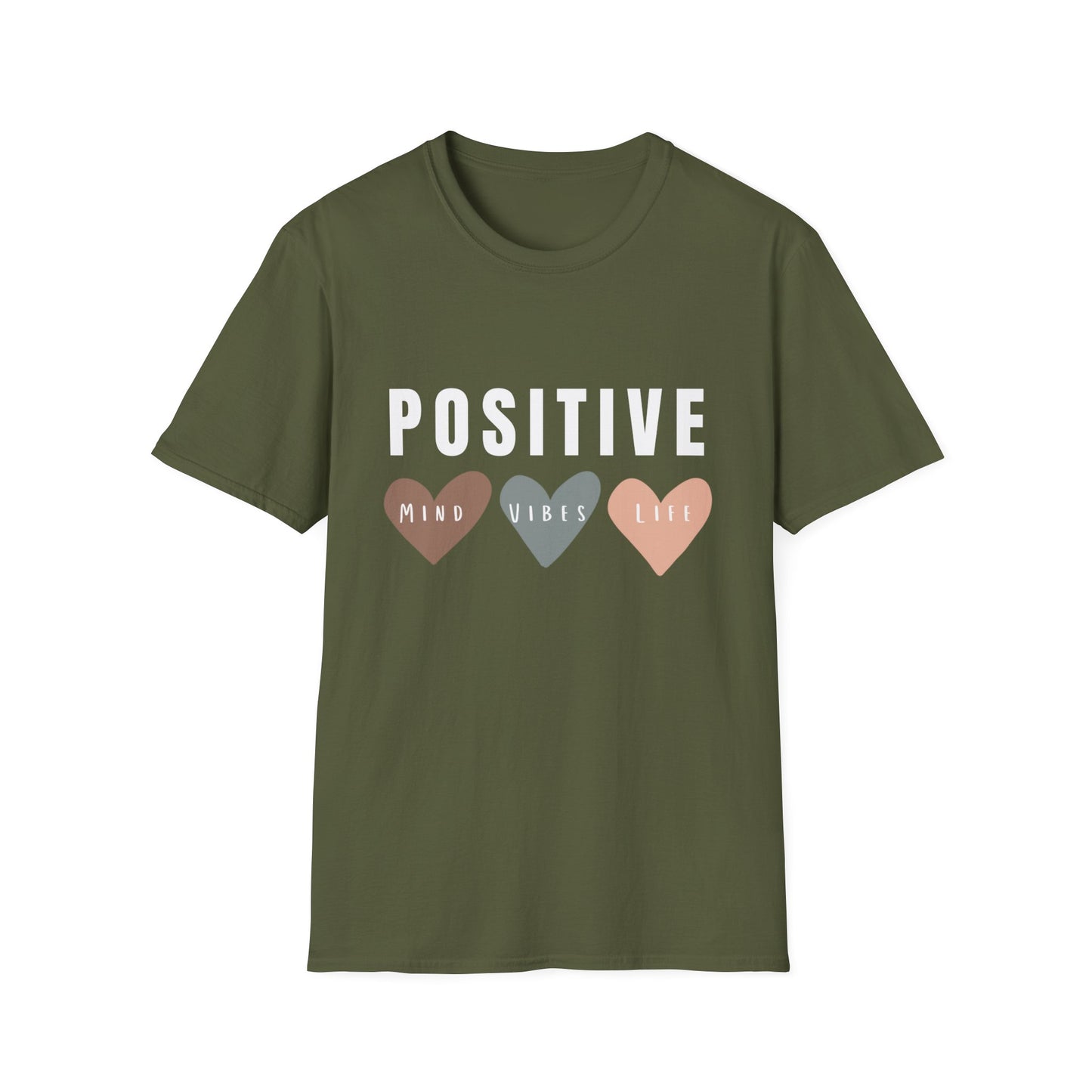 Positive Mind vibes life shirt, Inspirational tshirt, Motivational Shirt,Positive Mind Tee,Quotes Tee💜💙💖