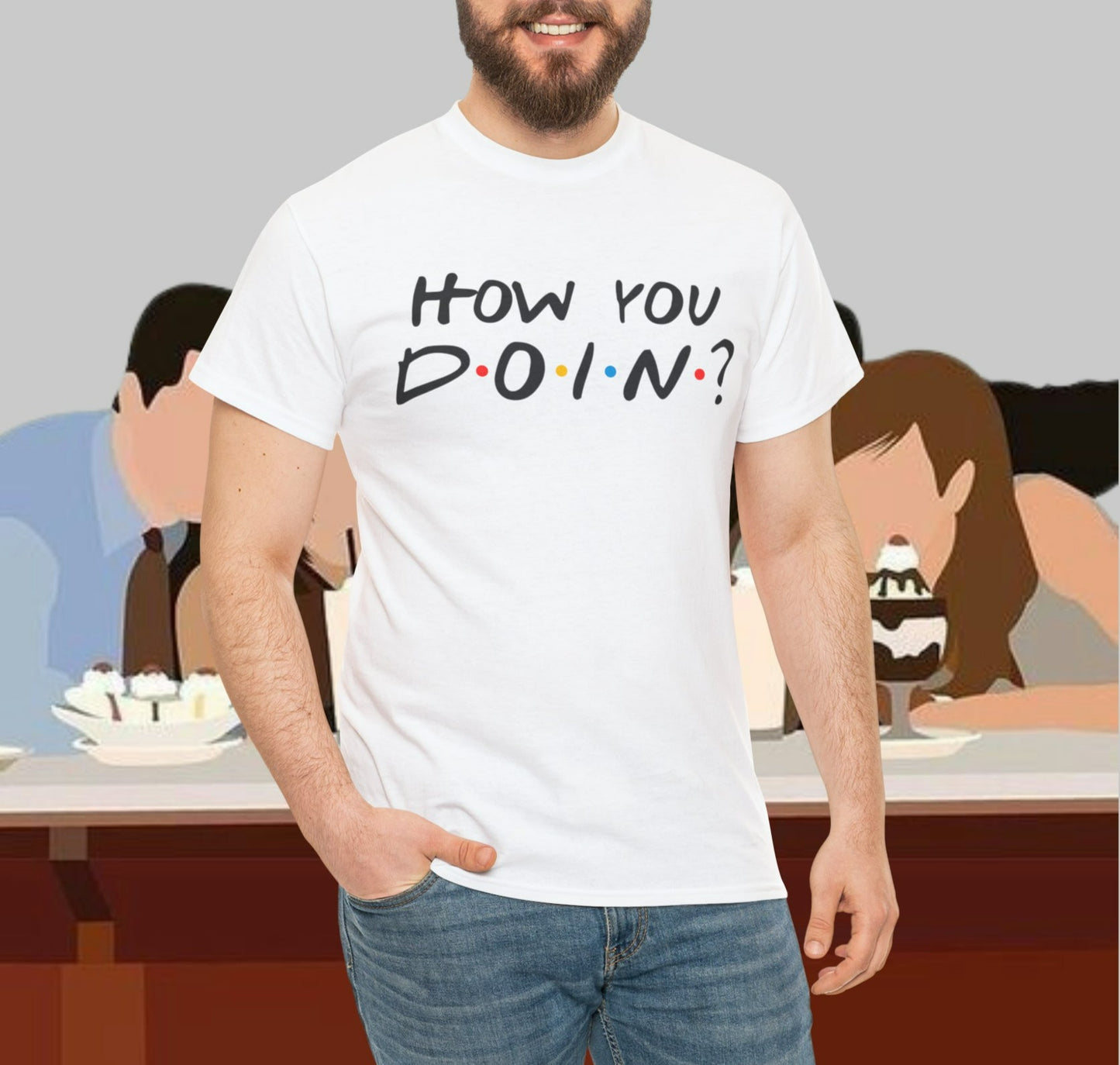 How you doin? T-shirt | 90s Tshirt | Friends T-shirt | Joey Tshirt