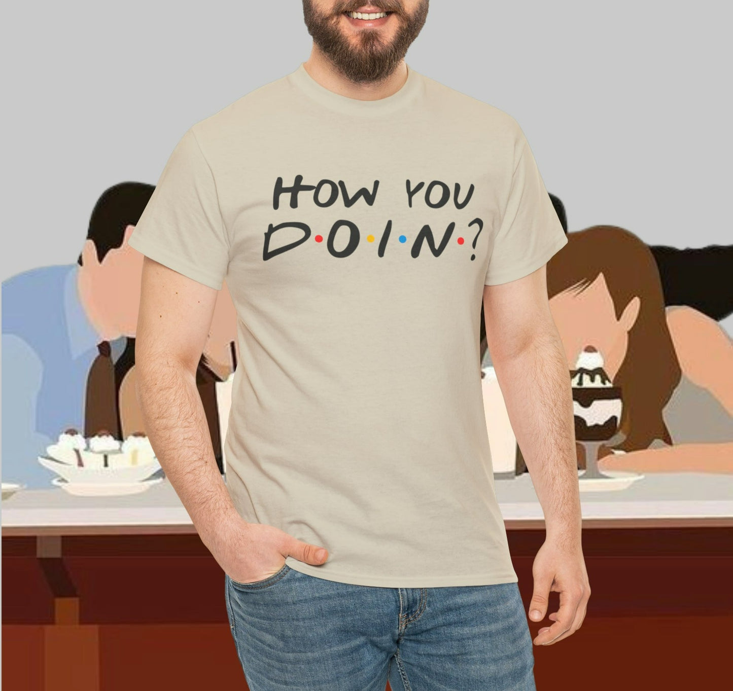 How you doin? T-shirt | 90s Tshirt | Friends T-shirt | Joey Tshirt