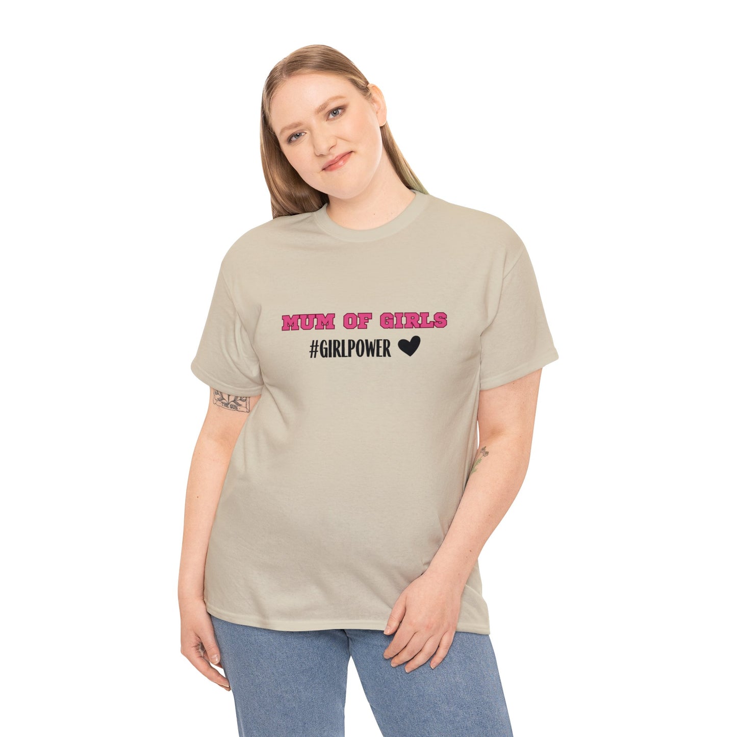 Mum of Girls #Girlpower   T-Shirt  ♡ Mum, Mom shirt - Gift for mum - Mothers day gift - girl power