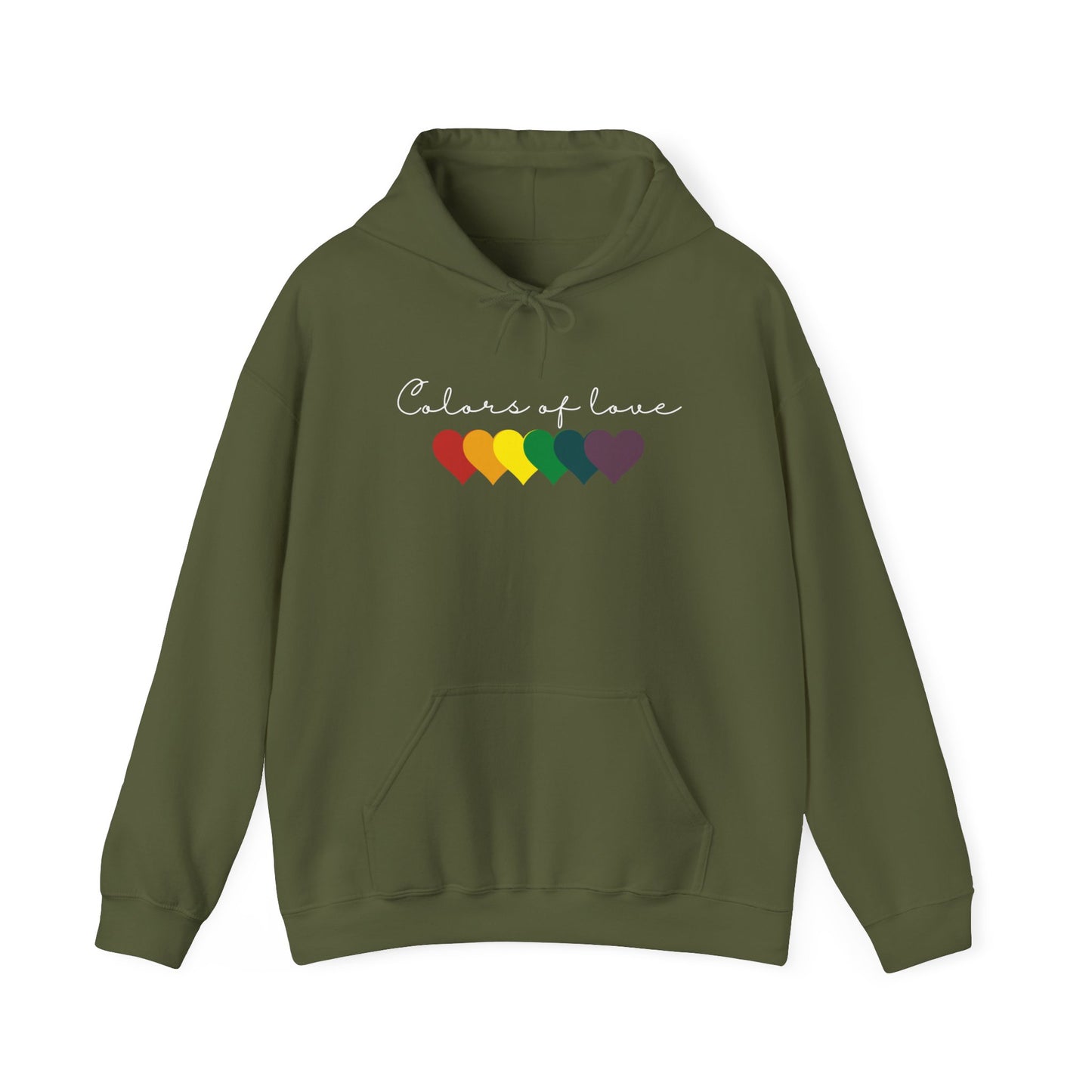 Rainbow Heart Hoodies, Unisex  Hoodies. LGBT tee, Perfect gift, Pride Rainbow Heart Hoodies, Colors of Love t Hoodies.