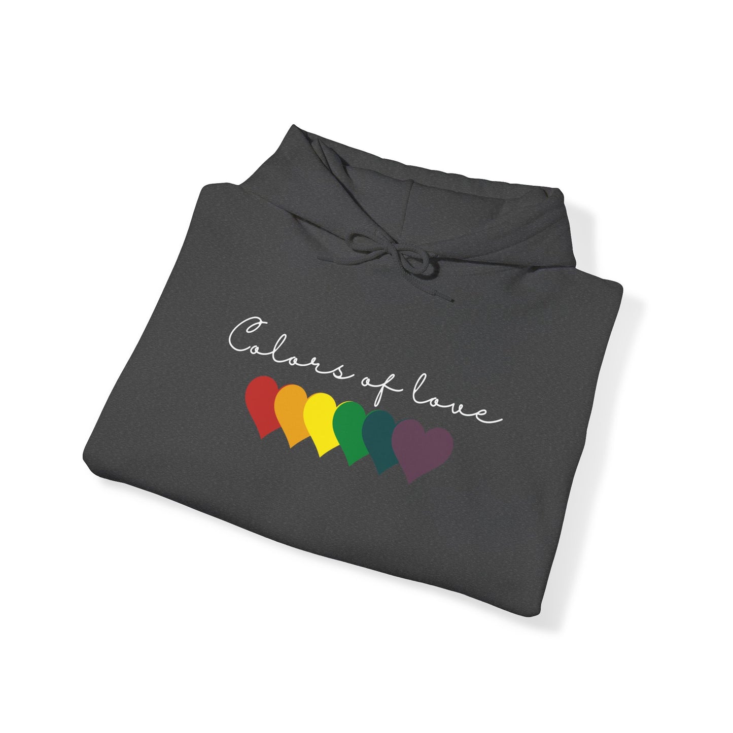 Rainbow Heart Hoodies, Unisex  Hoodies. LGBT tee, Perfect gift, Pride Rainbow Heart Hoodies, Colors of Love t Hoodies.