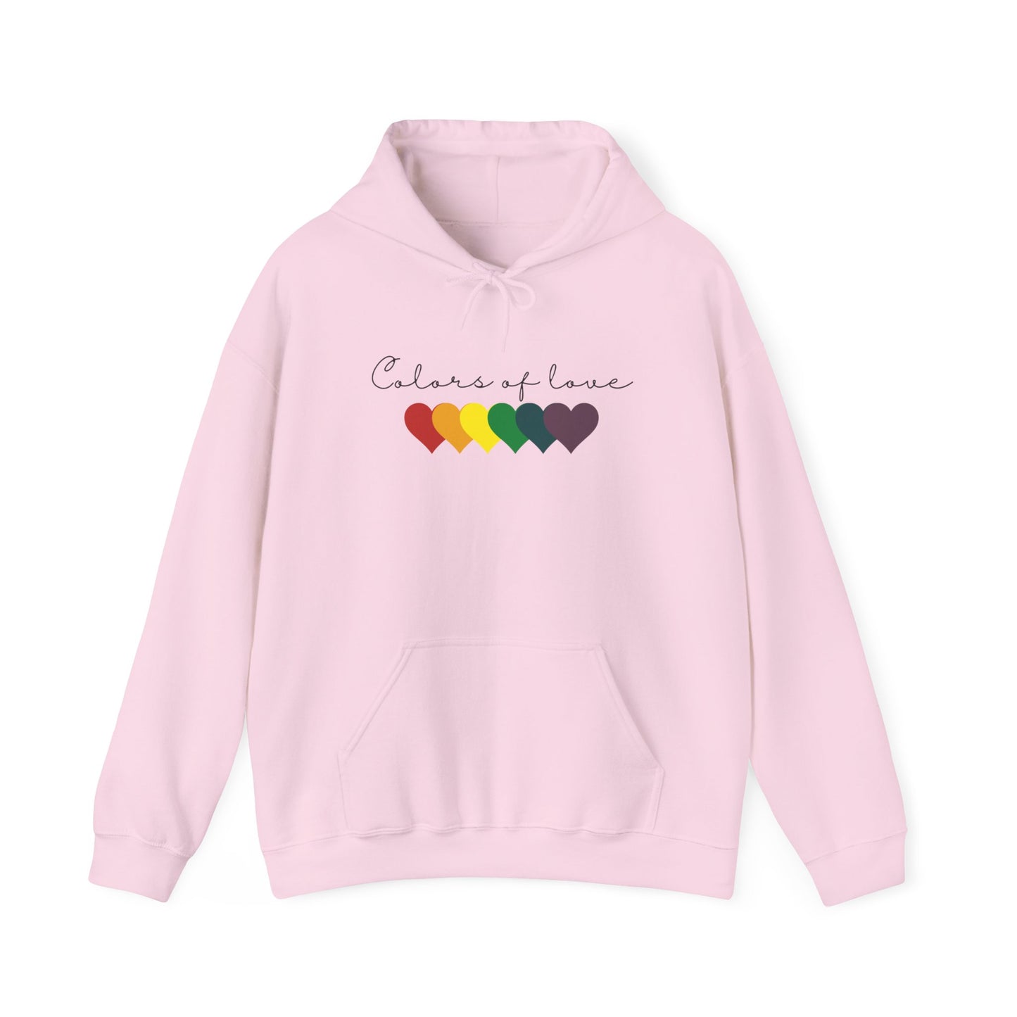 Rainbow Heart Hoodies, Unisex  Hoodies. LGBT tee, Perfect gift, Pride Rainbow Heart Hoodies, Colors of Love t Hoodies.