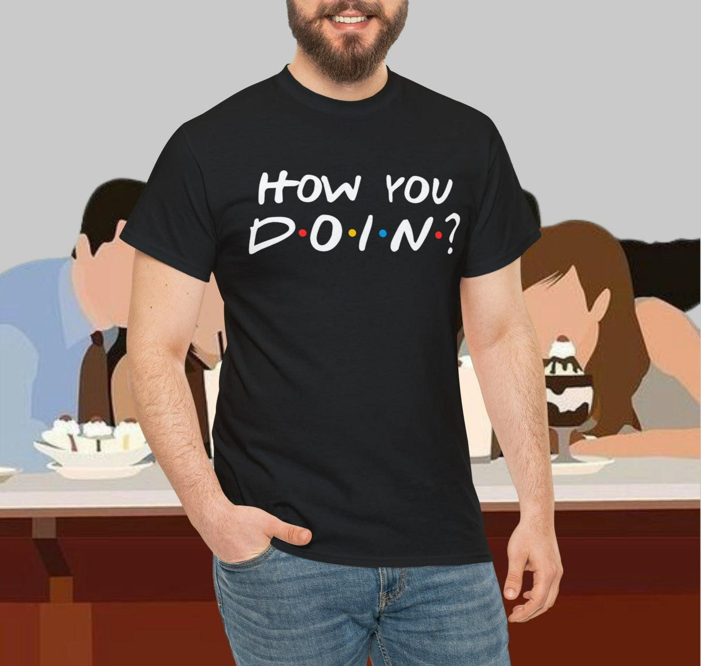 How you doin? T-shirt | 90s Tshirt | Friends T-shirt | Joey Tshirt