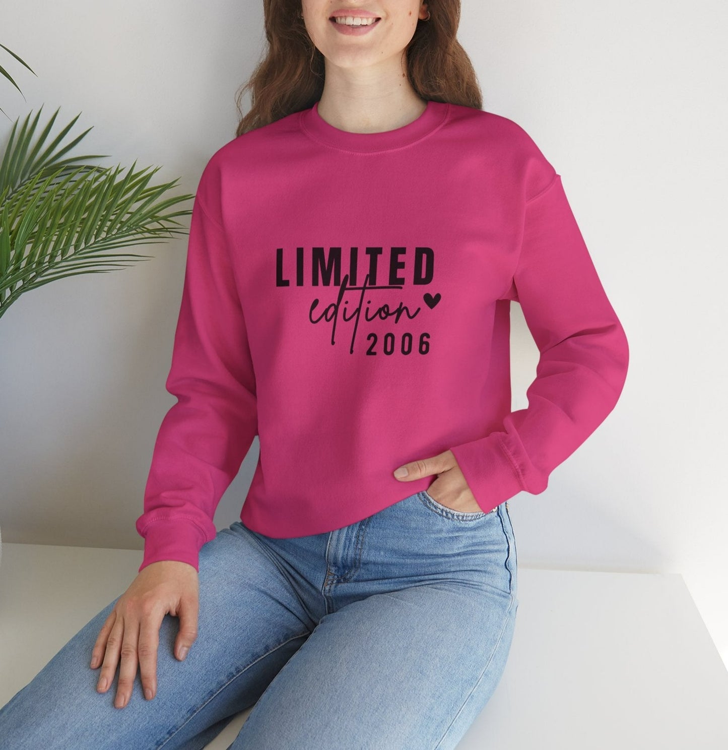 Limited Edition 2006 18th Birthday Sweatshirt, Personalised Sweatshirt | Add any Age |