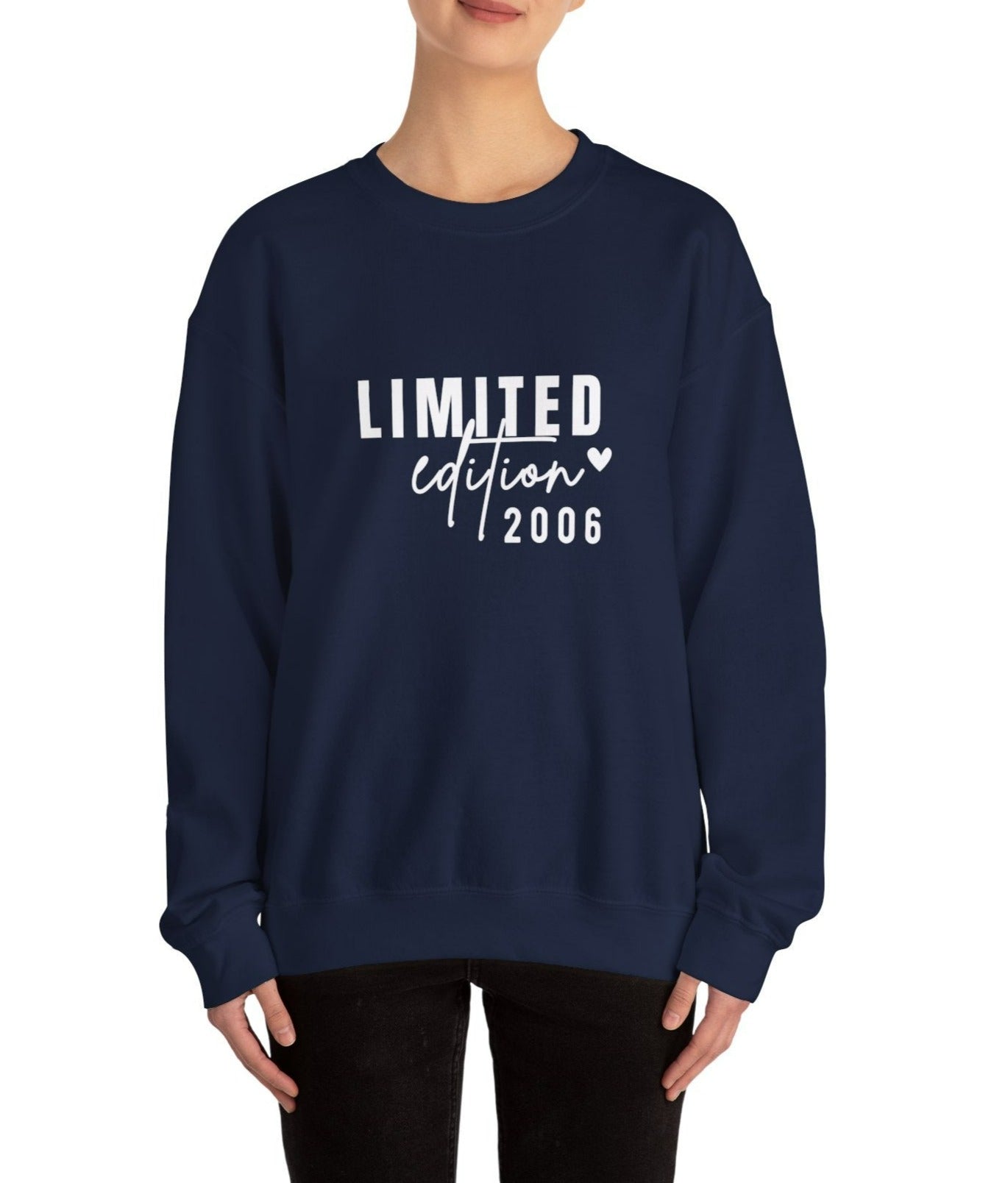 Limited Edition 2006 18th Birthday Sweatshirt, Personalised Sweatshirt | Add any Age |