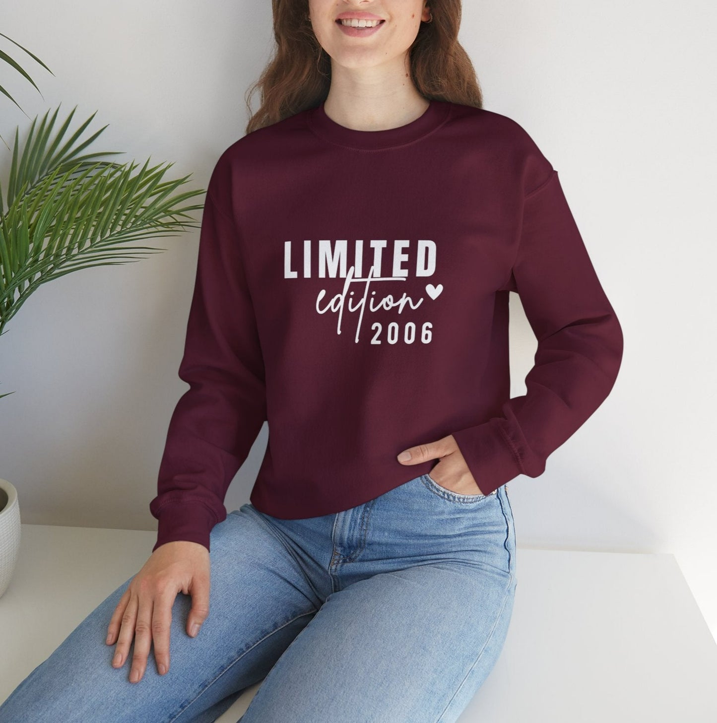 Limited Edition 2006 18th Birthday Sweatshirt, Personalised Sweatshirt | Add any Age |