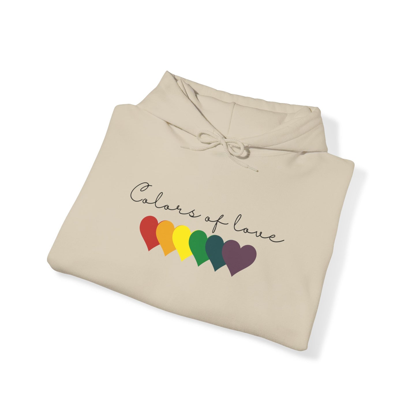 Rainbow Heart Hoodies, Unisex  Hoodies. LGBT tee, Perfect gift, Pride Rainbow Heart Hoodies, Colors of Love t Hoodies.