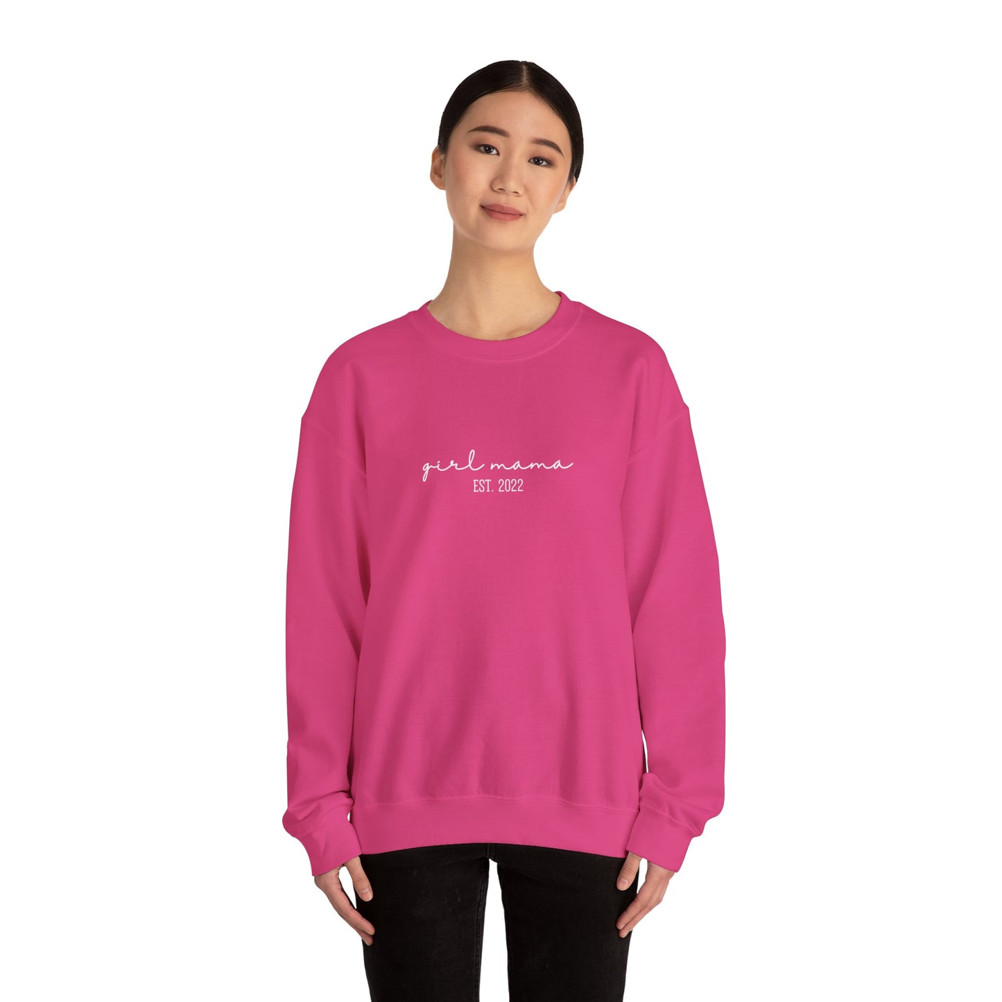 girl mama Est. 2022 Sweatshirt, Stylish Mom Sweatshirt, ,Mother's Day Gifts, gift for mom.