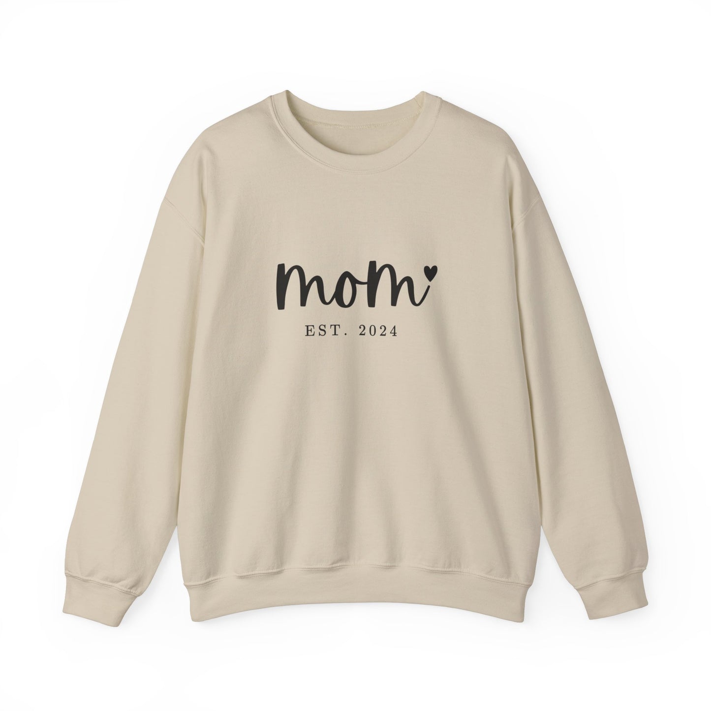 Sweatshirt Mom Est. 2024. The best gift for the expecting or new mom,  Mother's Day Gifts, gift for mummy