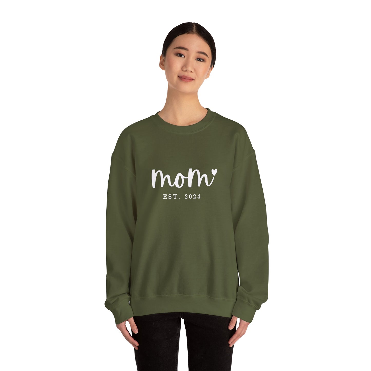 Sweatshirt Mom Est. 2024. The best gift for the expecting or new mom,  Mother's Day Gifts, gift for mummy