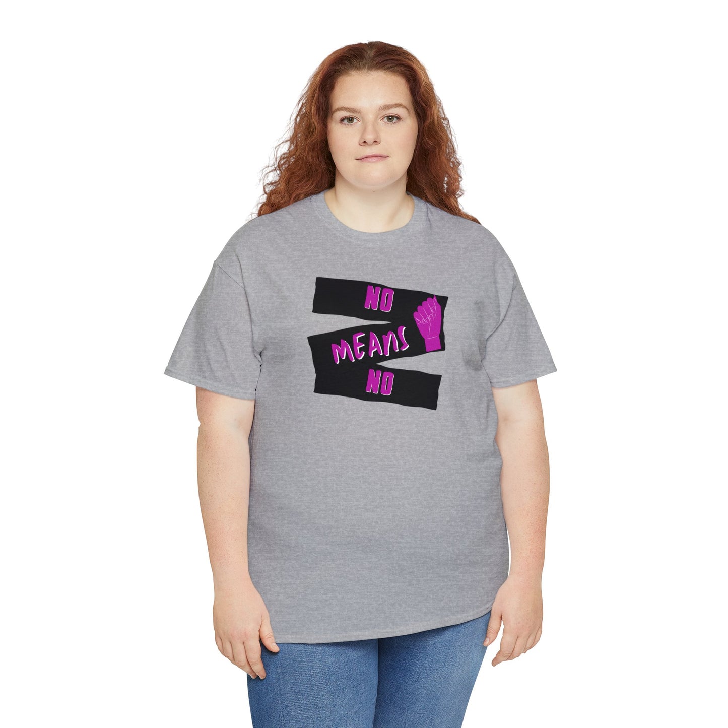 No means No Feminist Slogan T Shirt,  Female Power t-shirt 💜