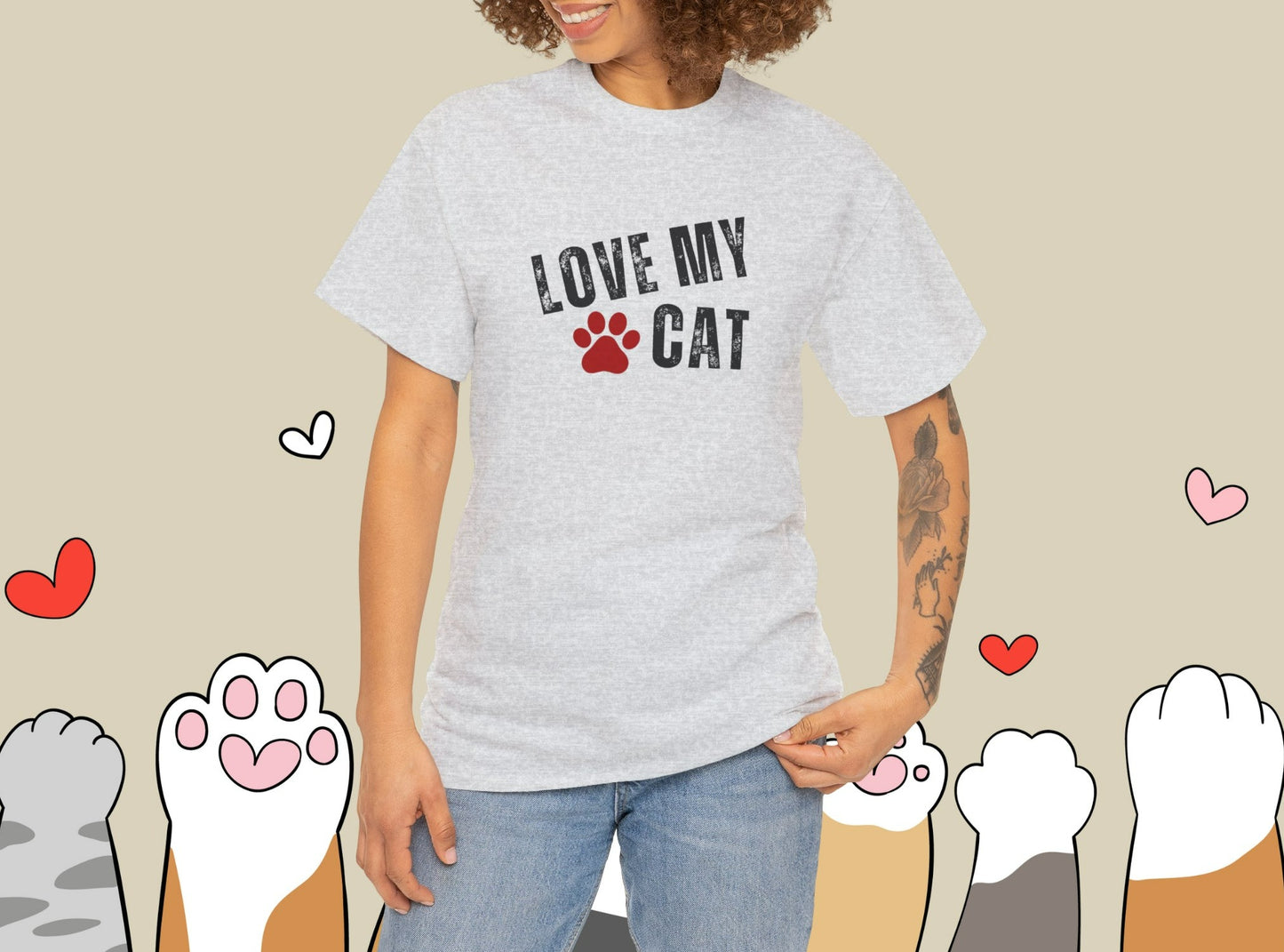 Love My Cat T-shirt 🐾| Pet lover Shirt | Crazy Cat Lady T-shirt