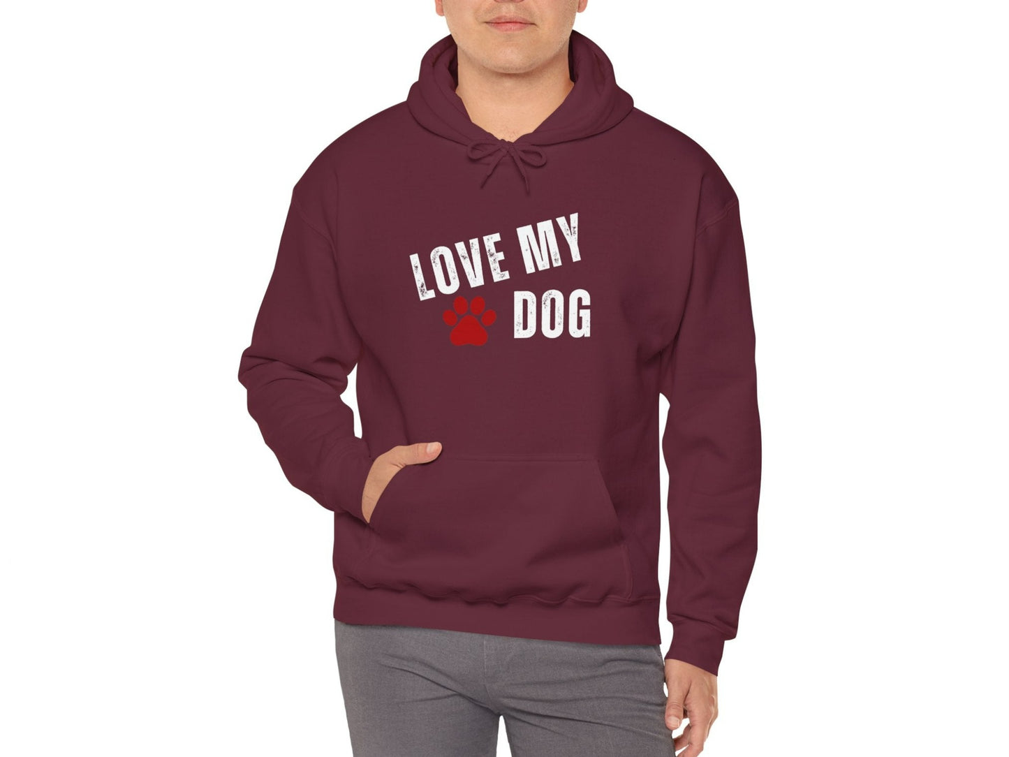 I Love my Dog Hoodie | Pet  lover Jumper |