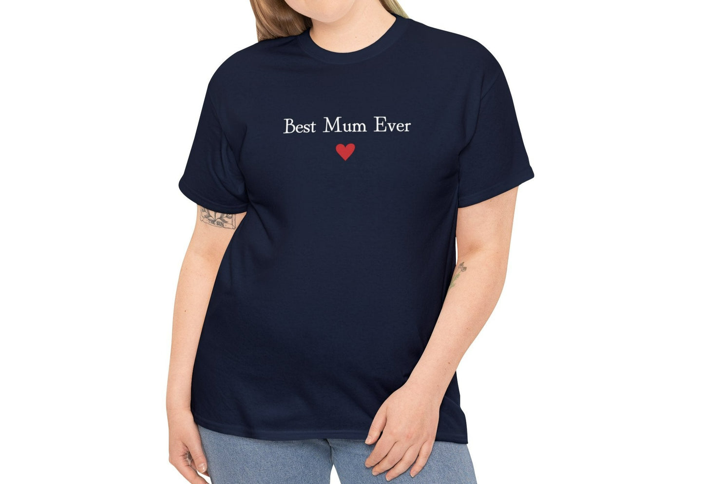 Best Mum Ever T-Shirt | Best mum ever with Heart cute  T shirt | Mothers day gift | Gift for Mum | Gift for Mummy