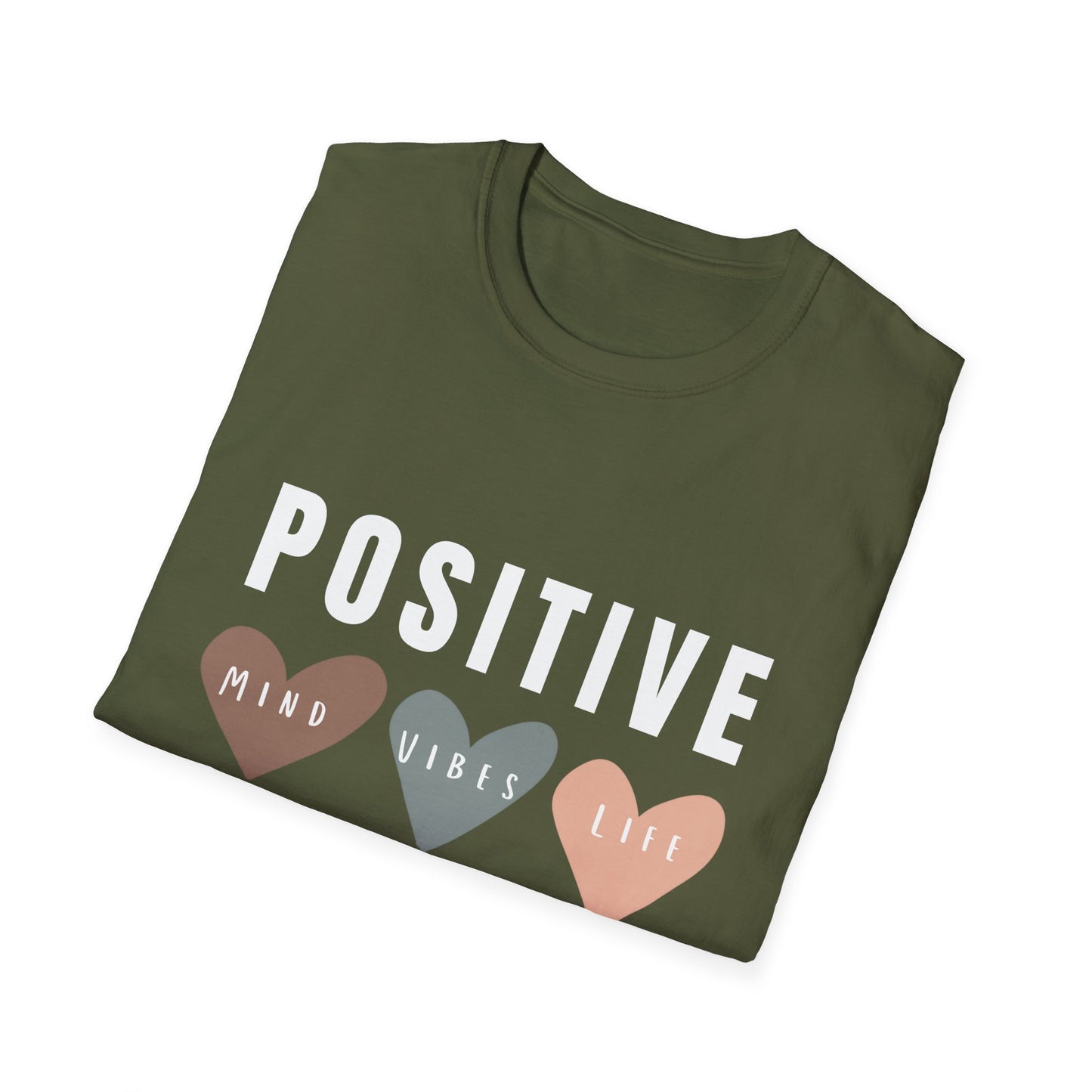 Positive Mind vibes life shirt, Inspirational tshirt, Motivational Shirt,Positive Mind Tee,Quotes Tee💜💙💖