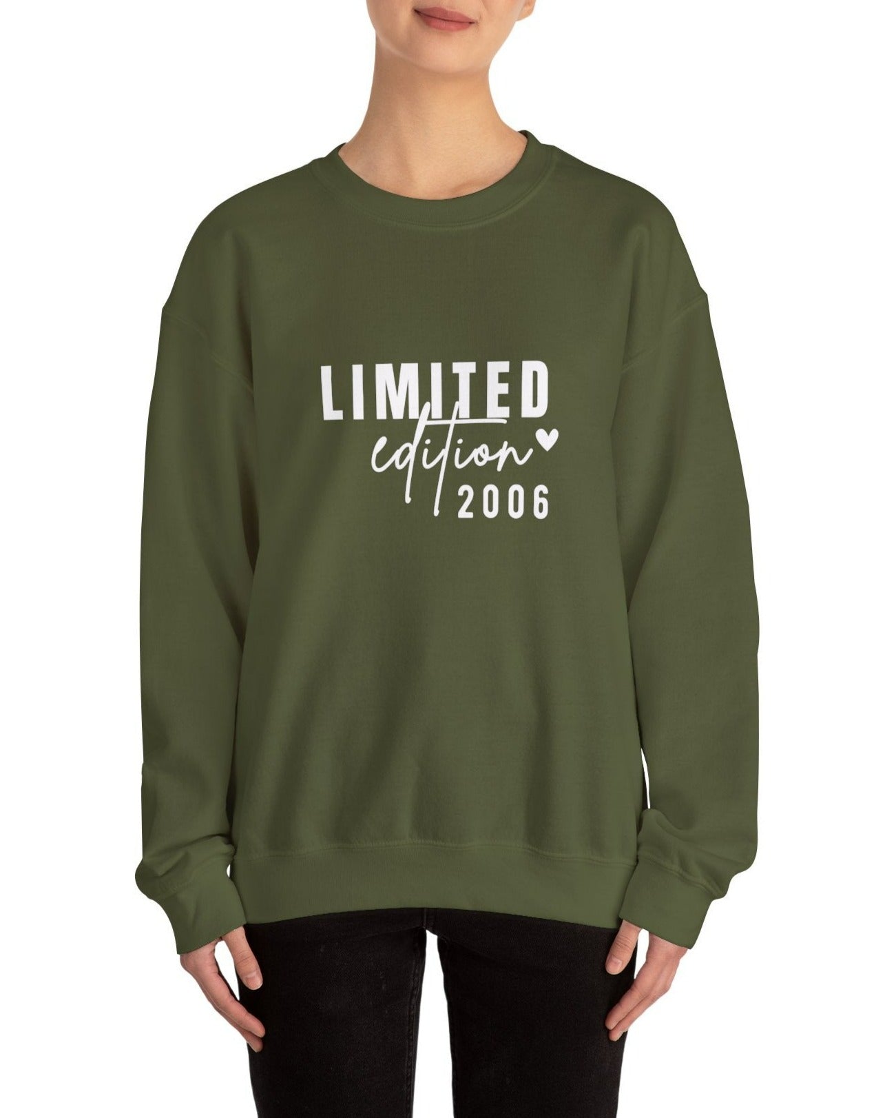 Limited Edition 2006 18th Birthday Sweatshirt, Personalised Sweatshirt | Add any Age |