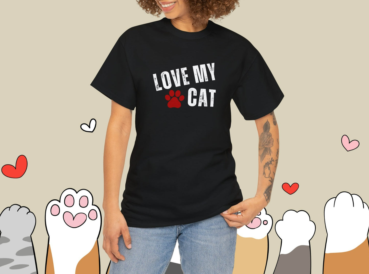 Love My Cat T-shirt 🐾| Pet lover Shirt | Crazy Cat Lady T-shirt