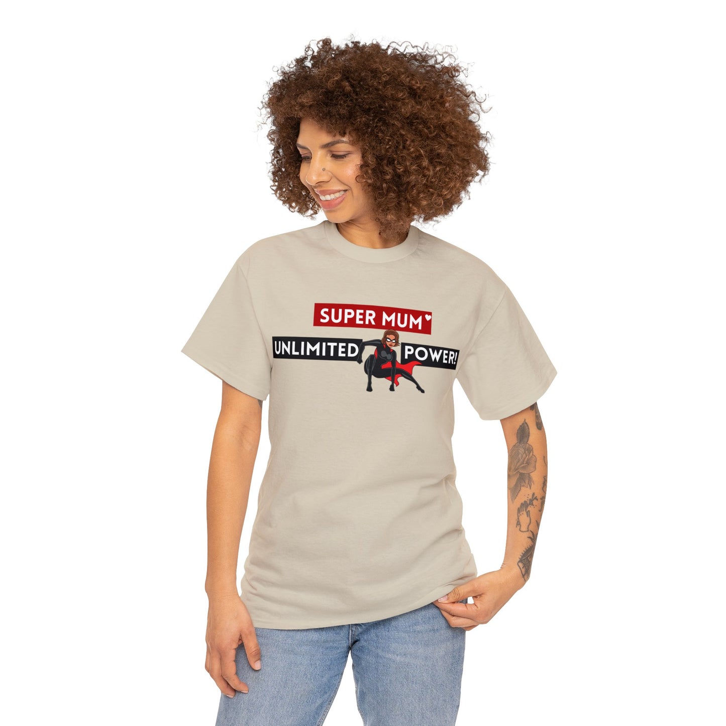 Super Mum: Unlimited Power! T-shirt, the best tshirt for Super Mum, Mother's Day Gifts ♡