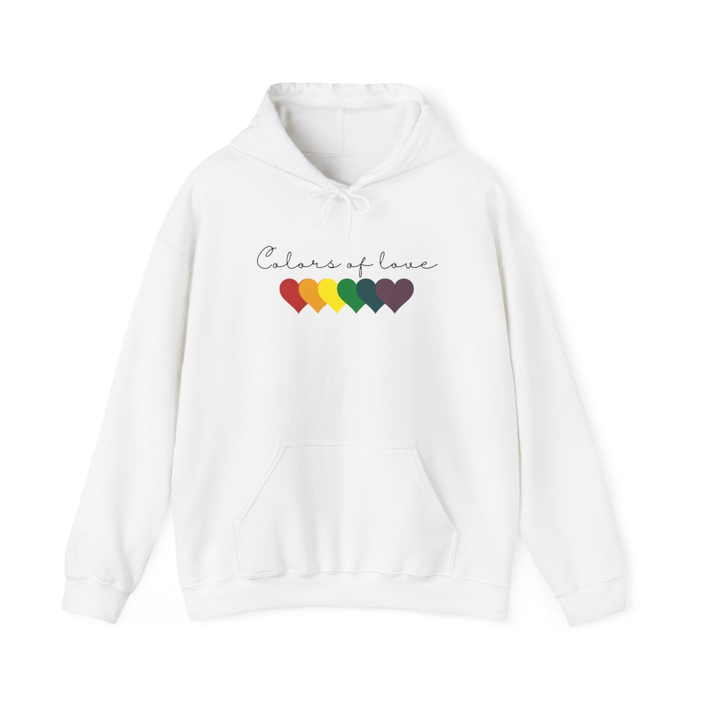 Rainbow Heart Hoodies, Unisex  Hoodies. LGBT tee, Perfect gift, Pride Rainbow Heart Hoodies, Colors of Love t Hoodies.