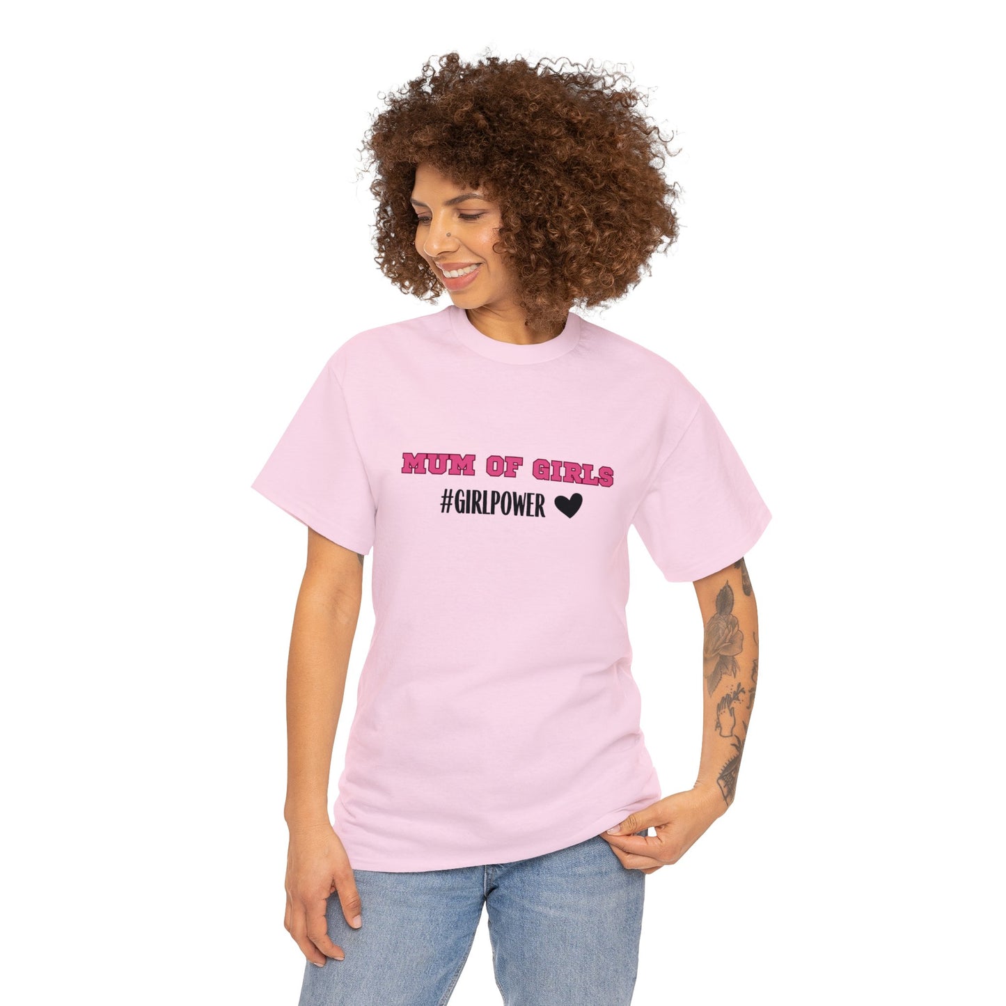 Mum of Girls #Girlpower   T-Shirt  ♡ Mum, Mom shirt - Gift for mum - Mothers day gift - girl power