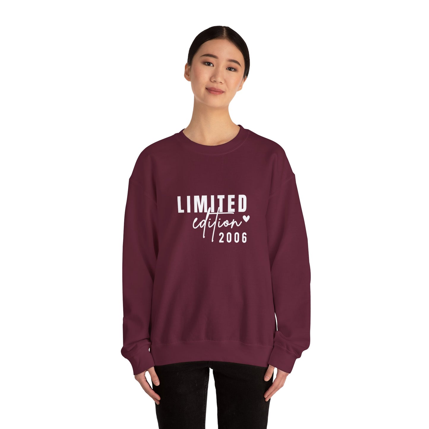 Limited Edition 2006 18th Birthday Sweatshirt, Personalised Sweatshirt | Add any Age |