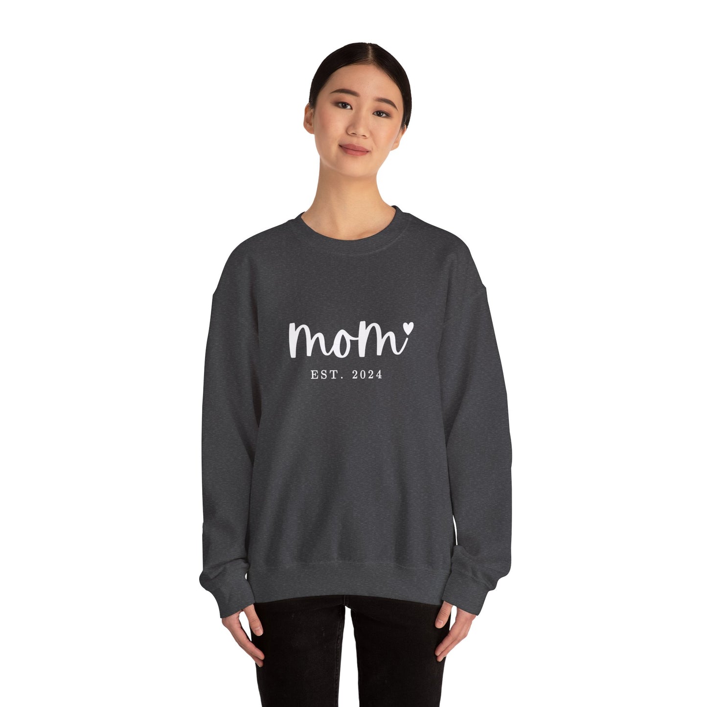 Sweatshirt Mom Est. 2024. The best gift for the expecting or new mom,  Mother's Day Gifts, gift for mummy