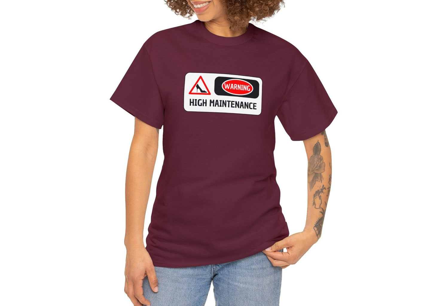 High Maintenance, Cute Shirt, Vintage Inspired Tee Shirt, Retro Tee Shirt, Warning T-shirt.