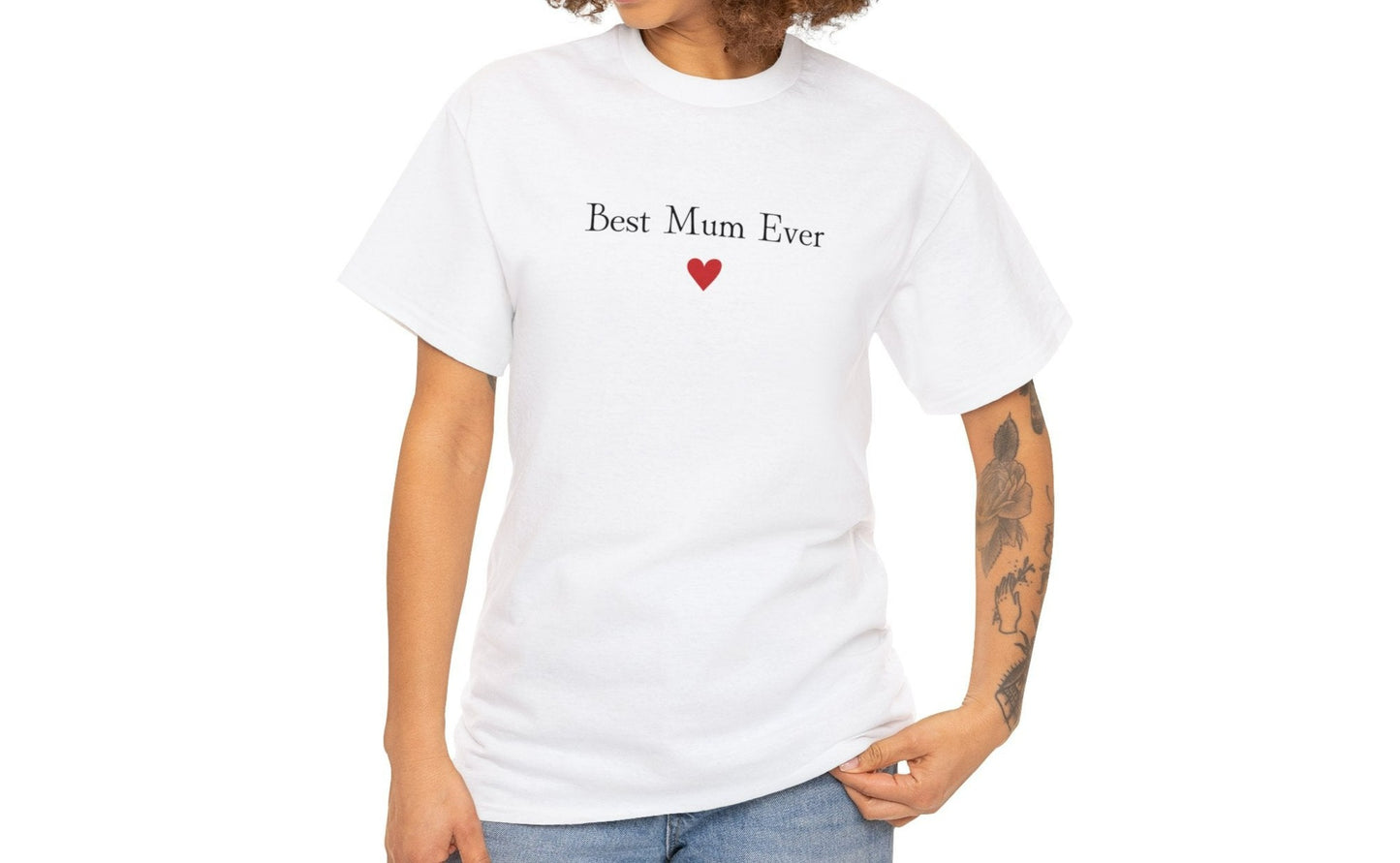 Best Mum Ever T-Shirt | Best mum ever with Heart cute  T shirt | Mothers day gift | Gift for Mum | Gift for Mummy