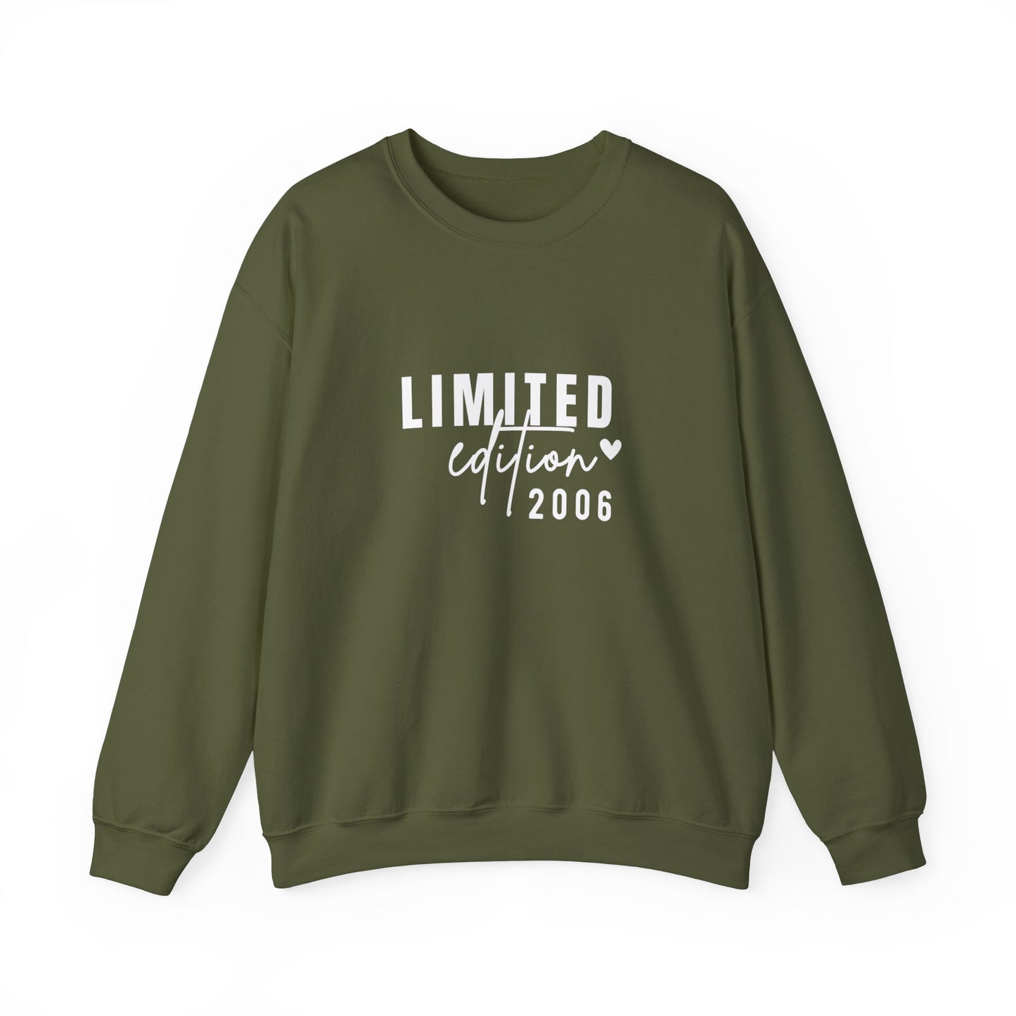 Limited Edition 2006 18th Birthday Sweatshirt, Personalised Sweatshirt | Add any Age |