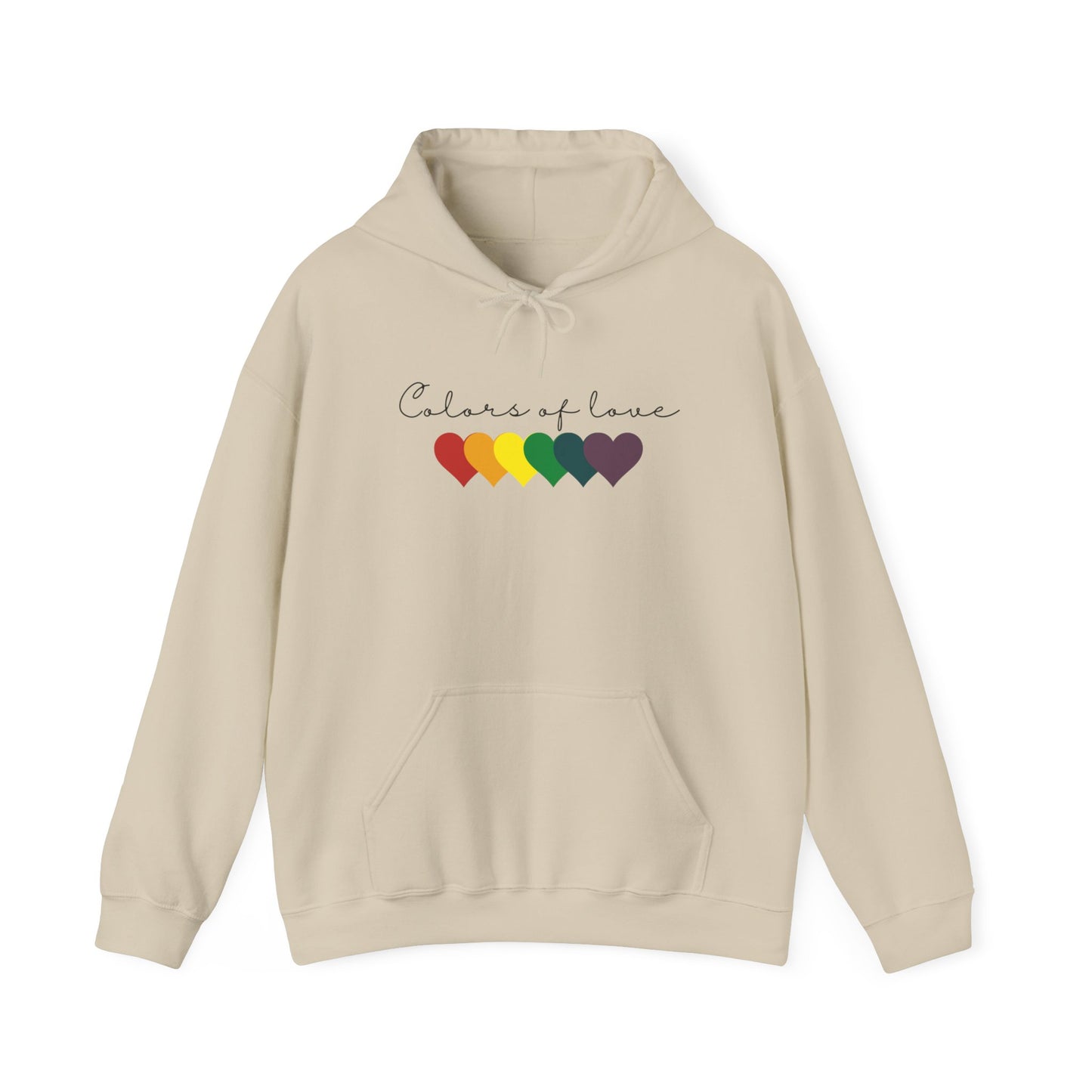 Rainbow Heart Hoodies, Unisex  Hoodies. LGBT tee, Perfect gift, Pride Rainbow Heart Hoodies, Colors of Love t Hoodies.