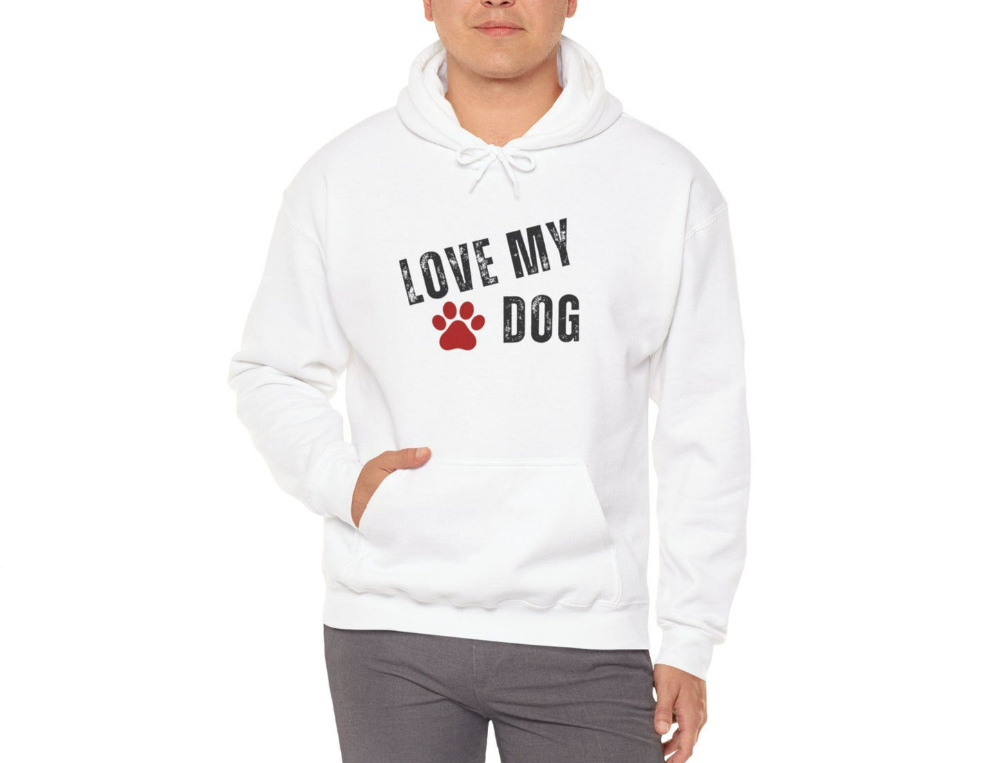 I Love my Dog Hoodie | Pet  lover Jumper |