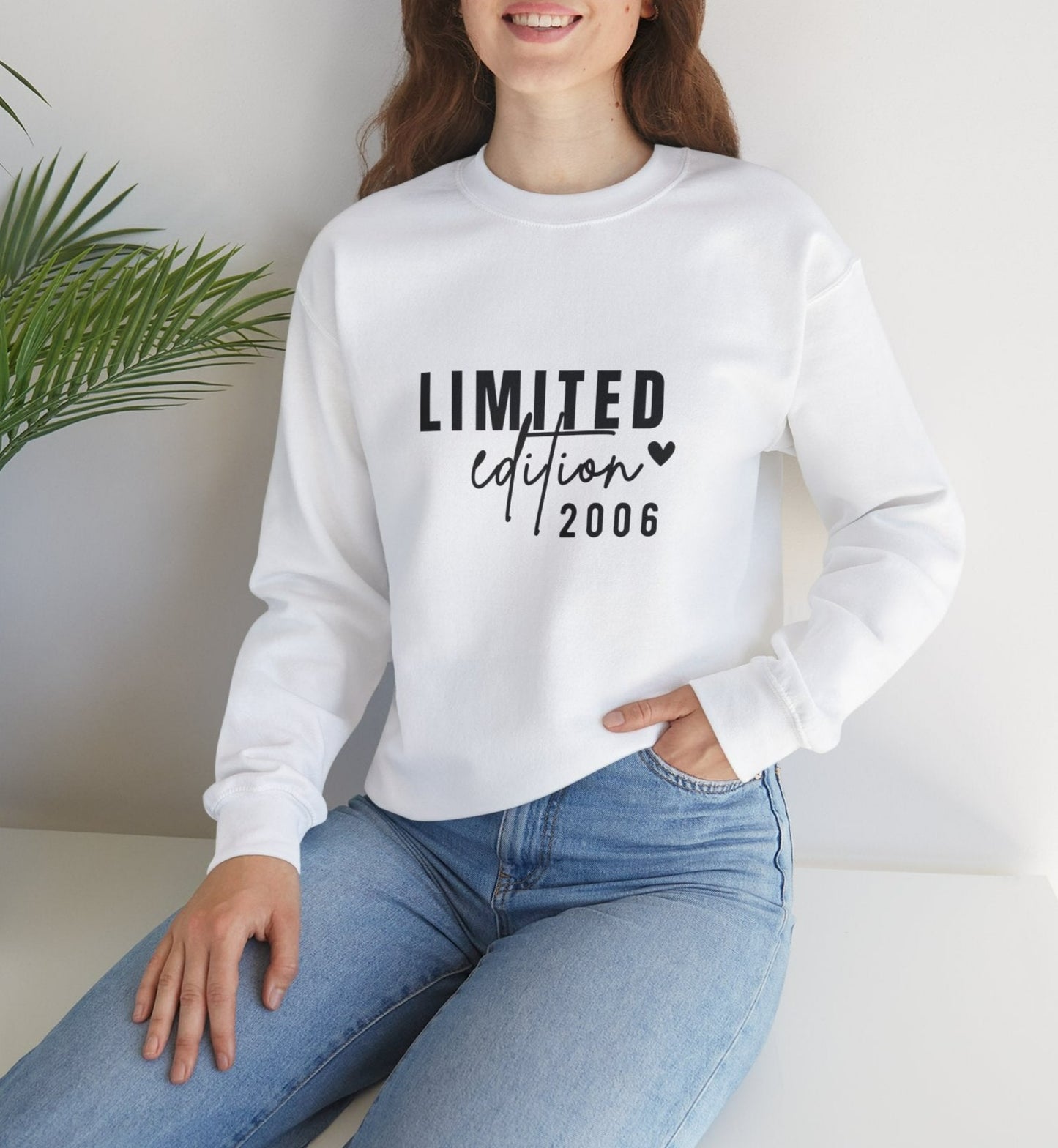 Limited Edition 2006 18th Birthday Sweatshirt, Personalised Sweatshirt | Add any Age |