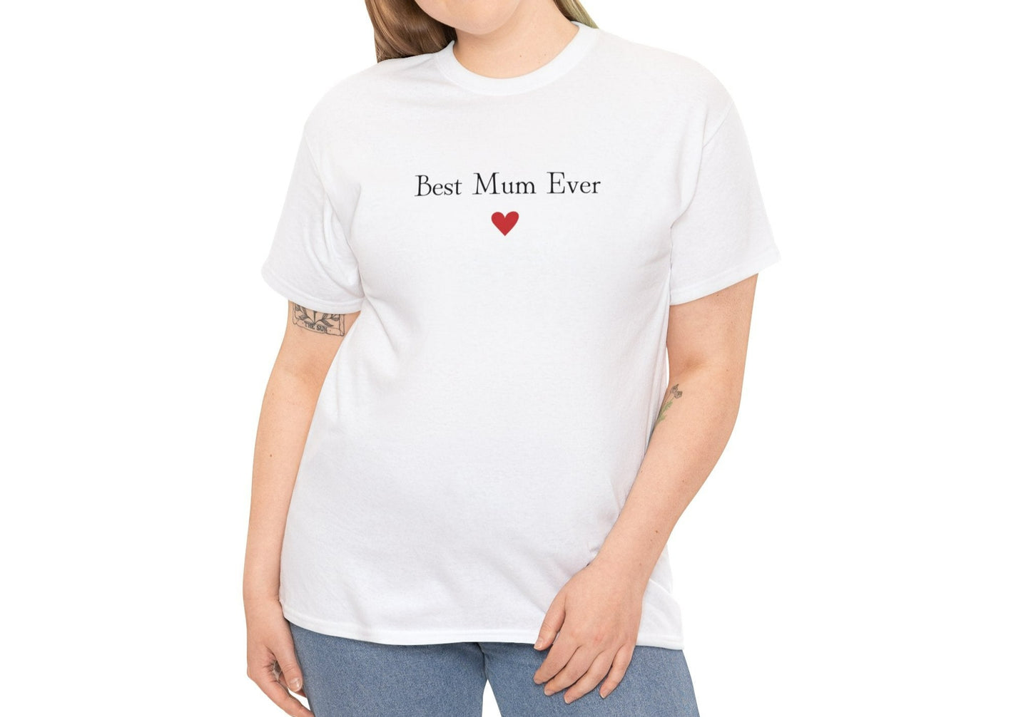 Best Mum Ever T-Shirt | Best mum ever with Heart cute  T shirt | Mothers day gift | Gift for Mum | Gift for Mummy