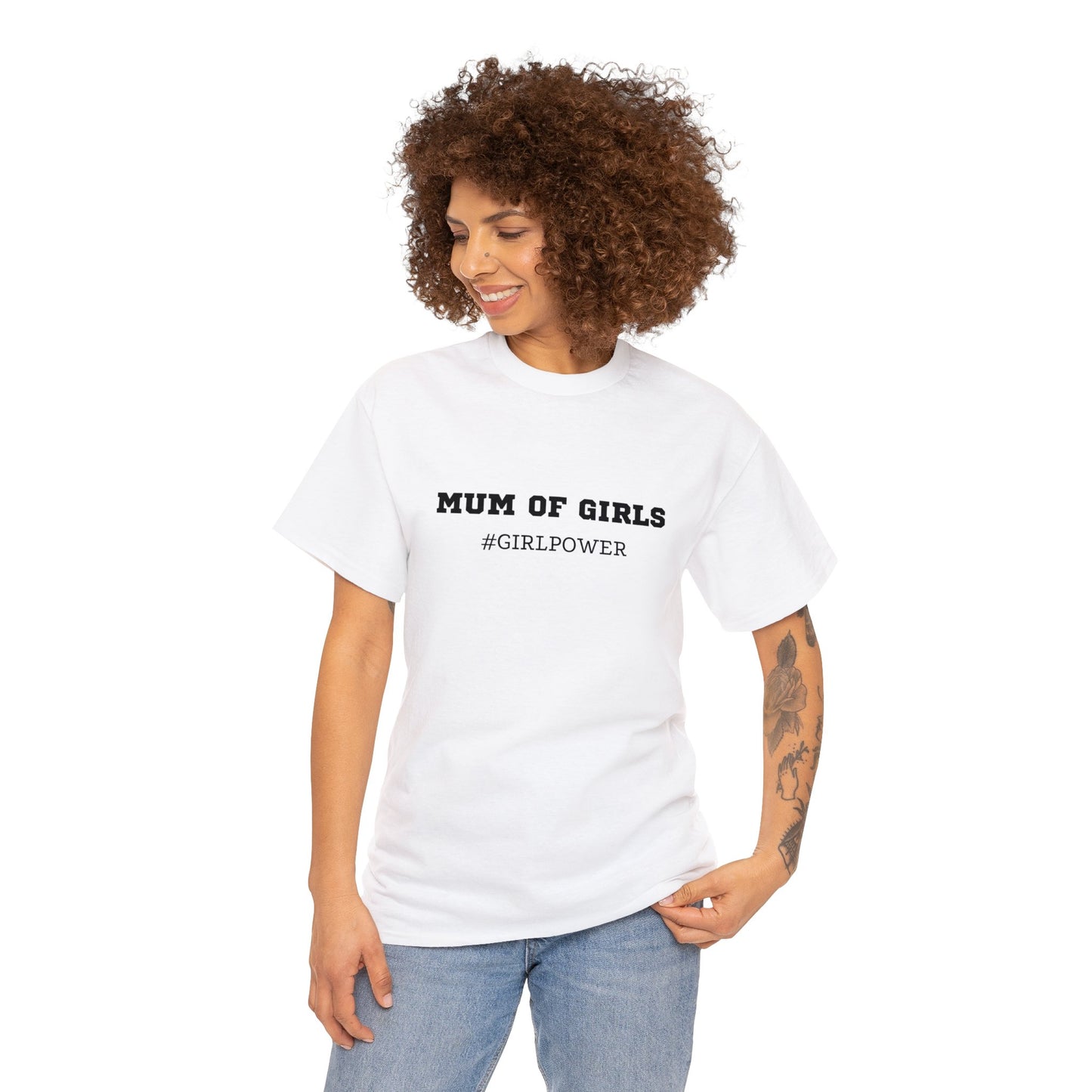 Mum of Girls #Girlpower ♡ - T-Shirt - Mum, Mom shirt - Gift for mum - Mothers day gift - girl power