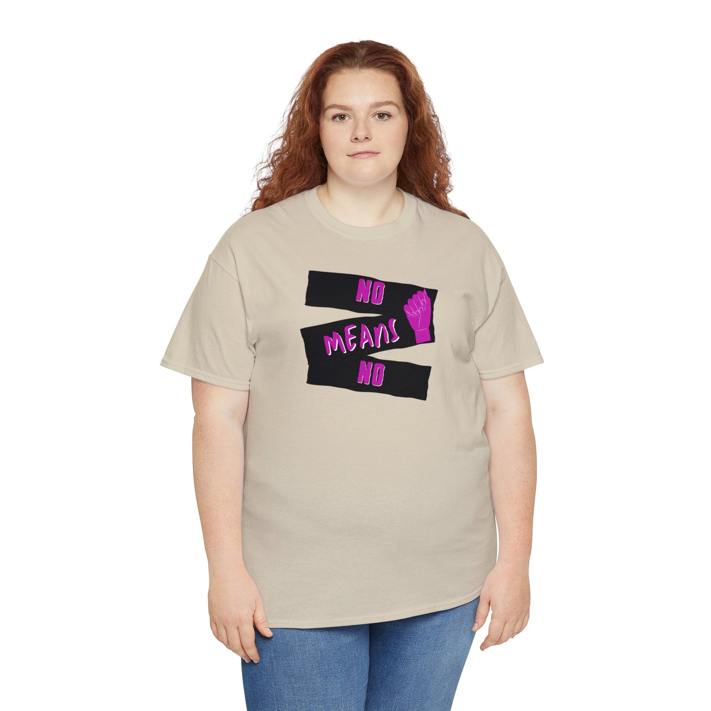 No means No Feminist Slogan T Shirt,  Female Power t-shirt 💜