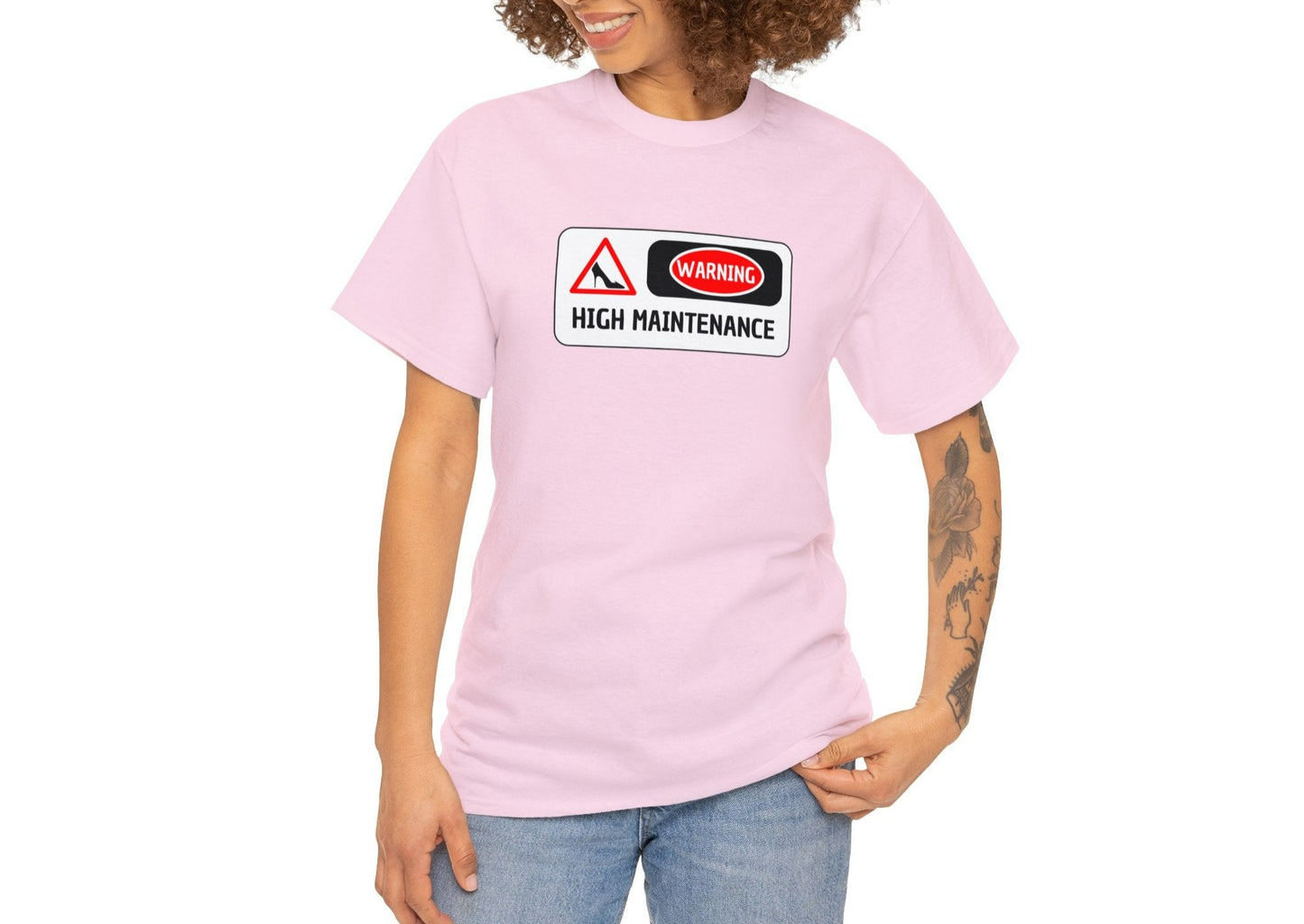 High Maintenance, Cute Shirt, Vintage Inspired Tee Shirt, Retro Tee Shirt, Warning T-shirt.