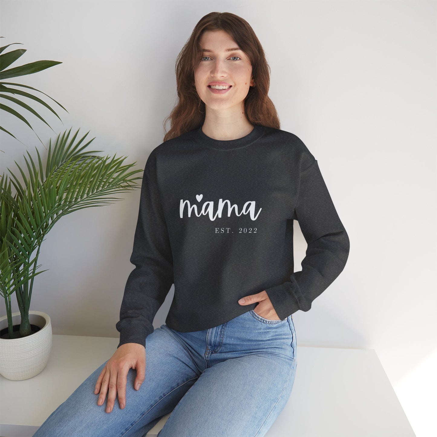 Mama Est. 2022 ♡ sweatshirt, best gift for mom, Mother's Day Gift, gifts for mom