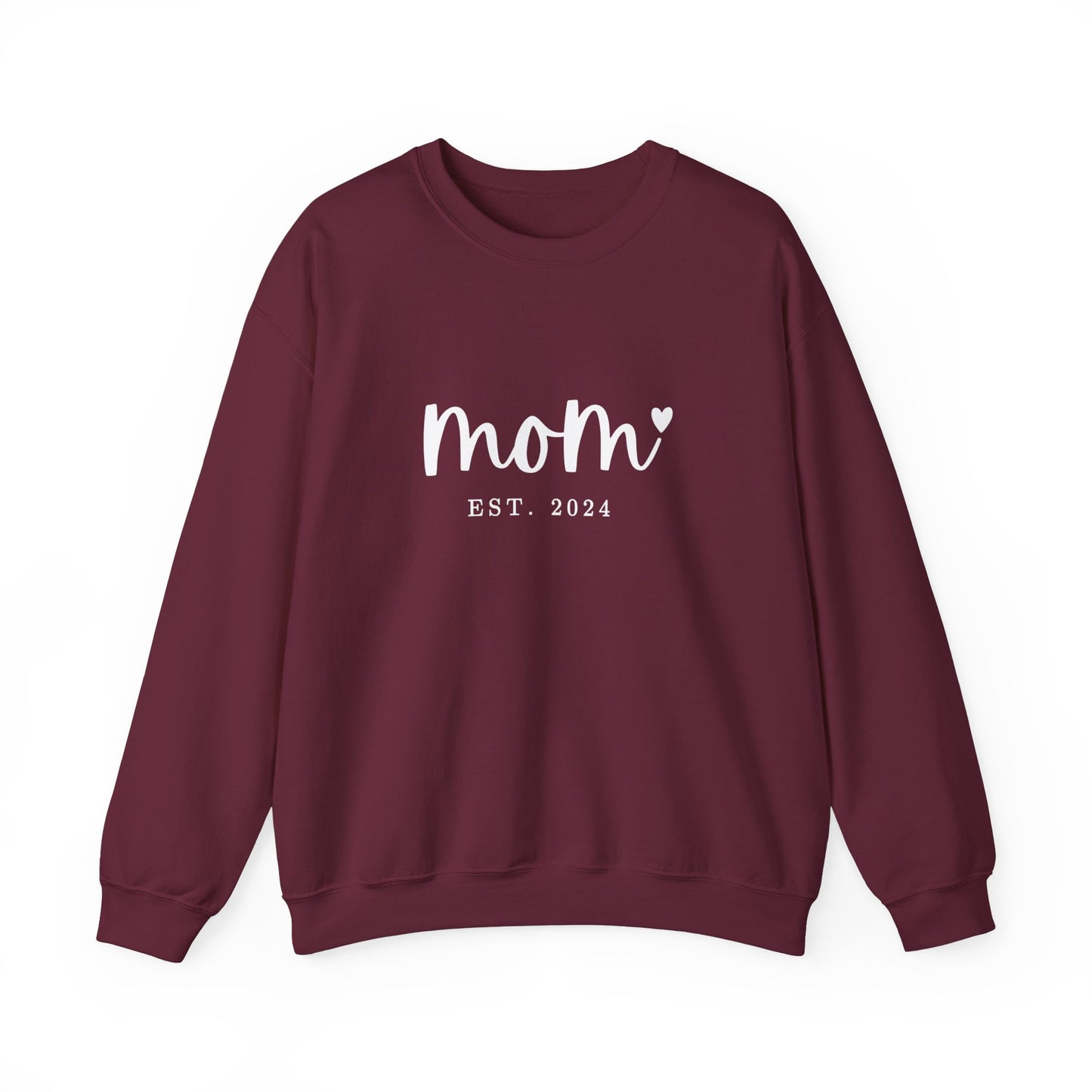 Sweatshirt Mom Est. 2024. The best gift for the expecting or new mom,  Mother's Day Gifts, gift for mummy