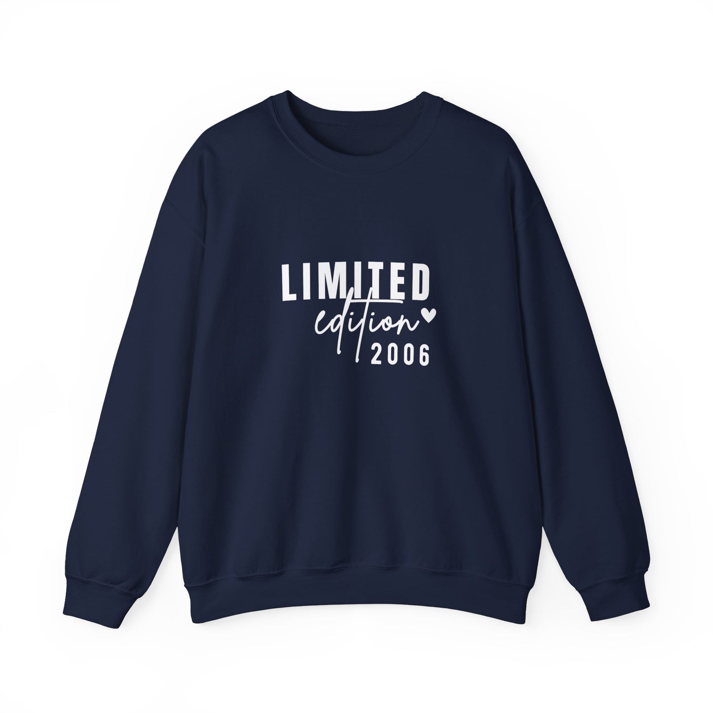 Limited Edition 2006 18th Birthday Sweatshirt, Personalised Sweatshirt | Add any Age |