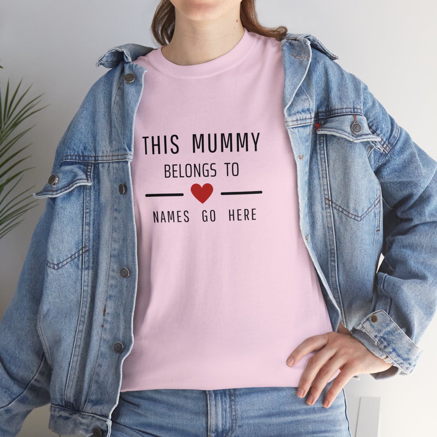 This Mummy Belongs to - Personalised T-Shirt - Mothers Day Gift - Mum, Mom T shirt - customised Top Add Names