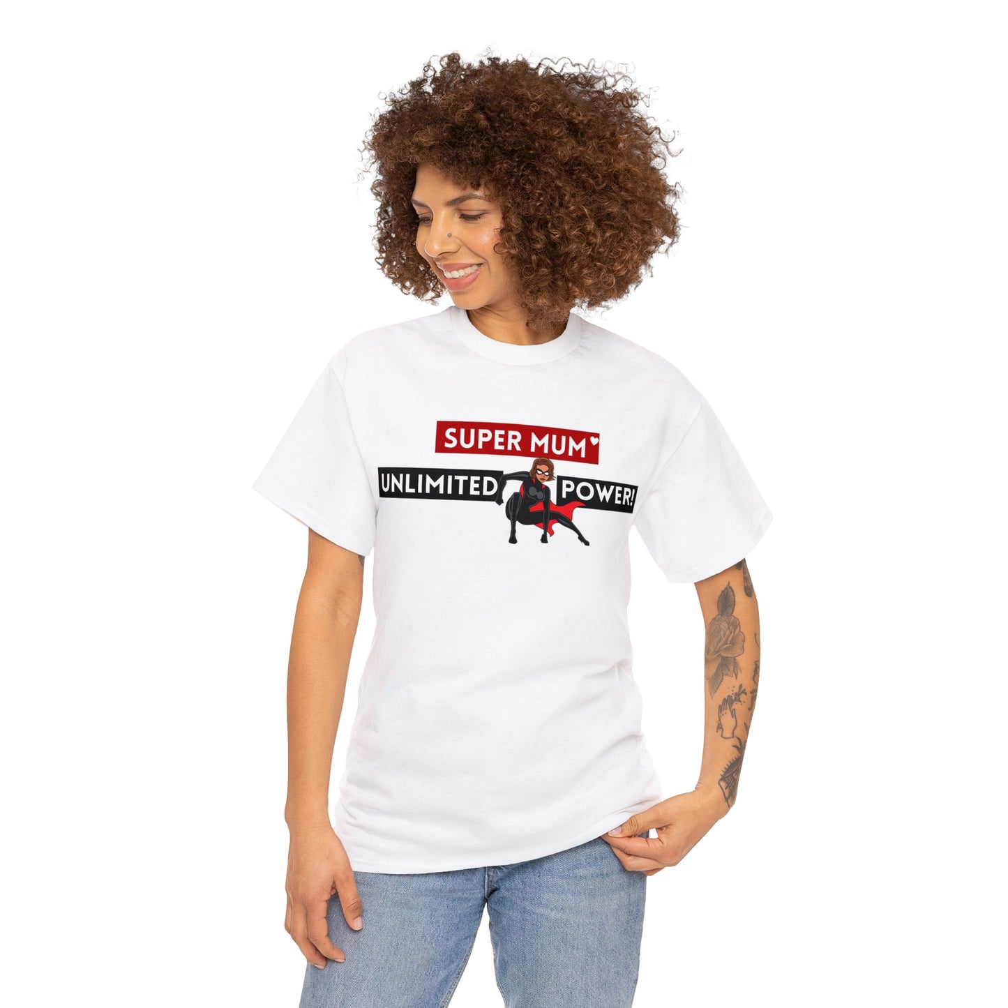 Super Mum: Unlimited Power! T-shirt, the best tshirt for Super Mum, Mother's Day Gifts ♡