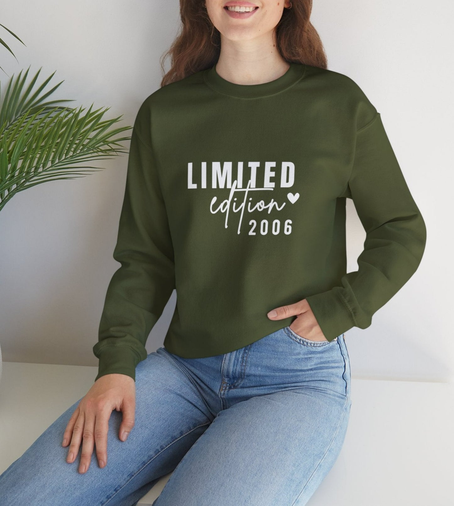 Limited Edition 2006 18th Birthday Sweatshirt, Personalised Sweatshirt | Add any Age |