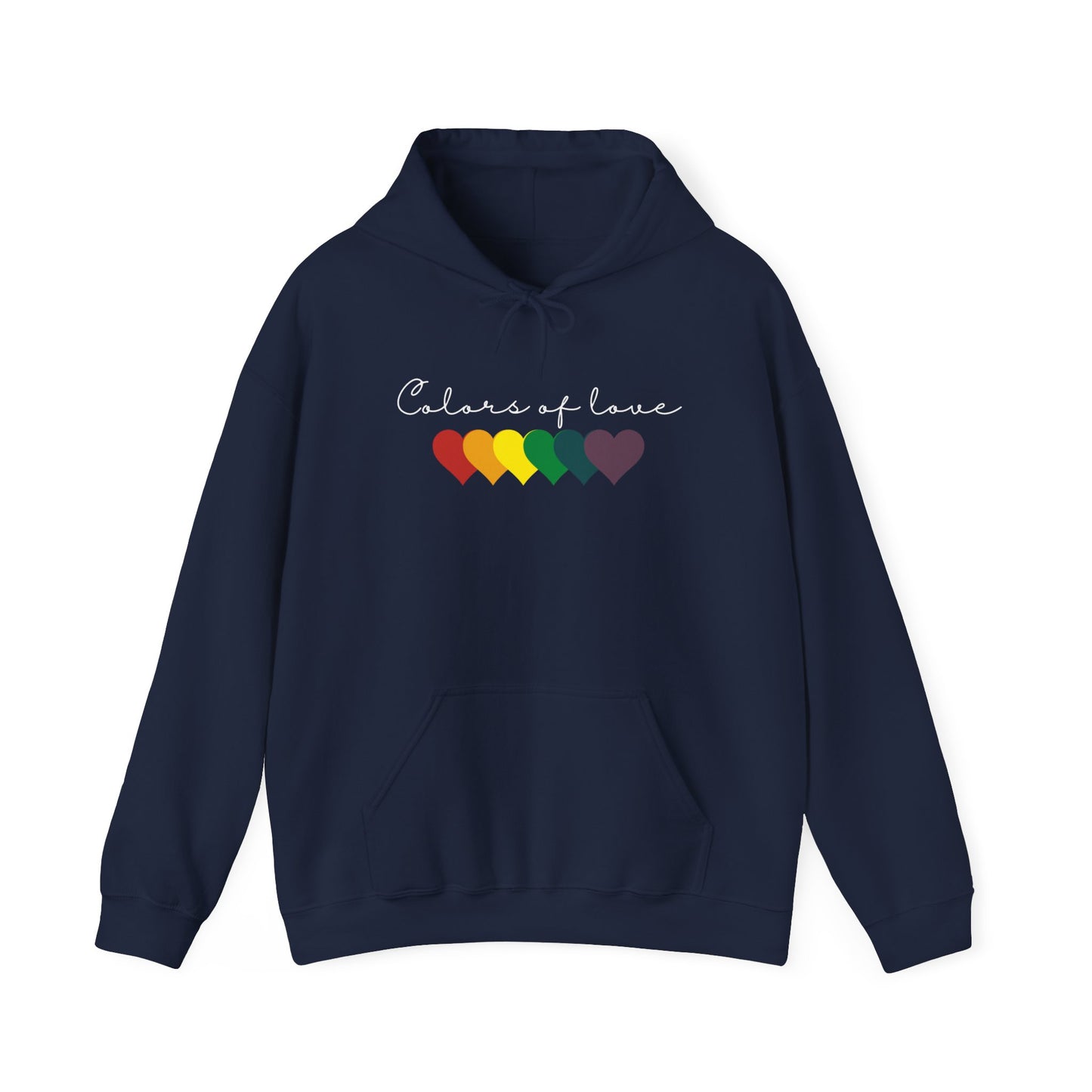 Rainbow Heart Hoodies, Unisex  Hoodies. LGBT tee, Perfect gift, Pride Rainbow Heart Hoodies, Colors of Love t Hoodies.