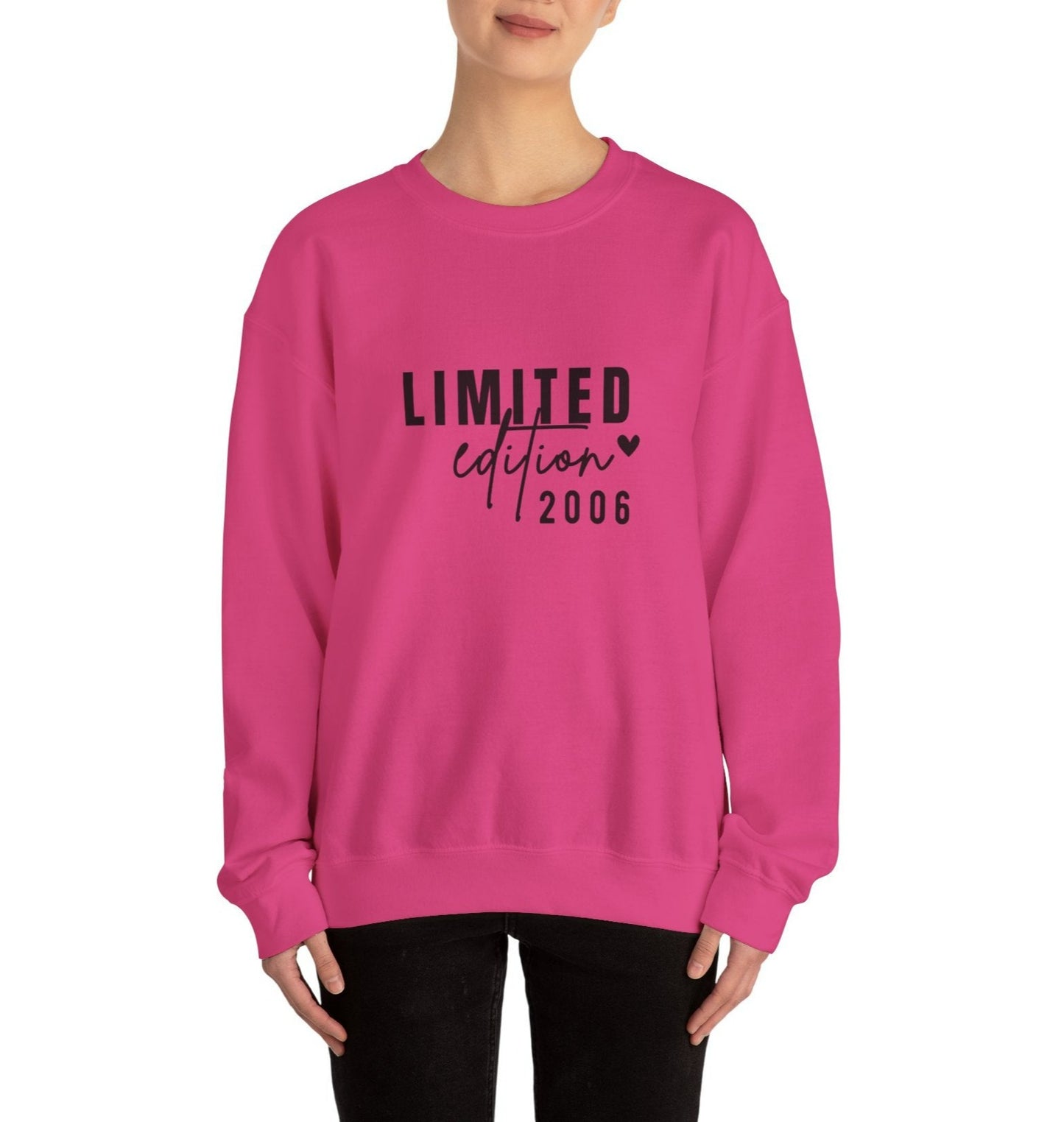 Limited Edition 2006 18th Birthday Sweatshirt, Personalised Sweatshirt | Add any Age |