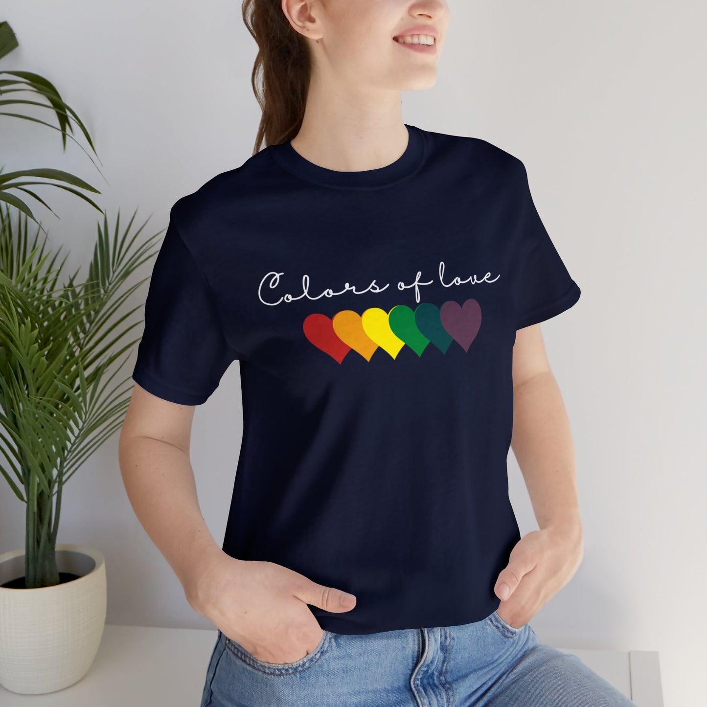 Rainbow Heart T-Shirt, Unisex T shirt. LGBT tee,Perfect gift, Pride Rainbow Heart T shirt, , Colors of Love t shirt.