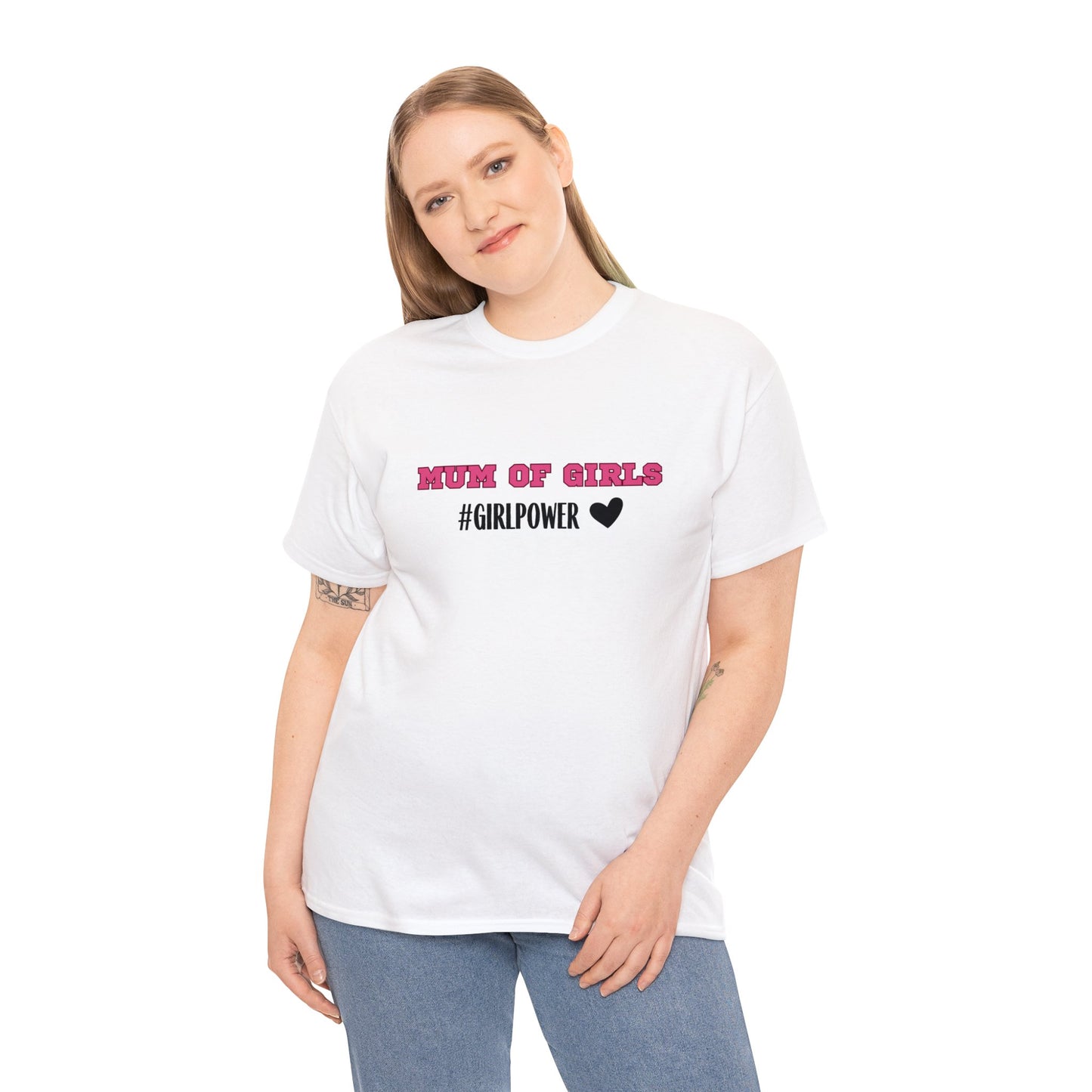 Mum of Girls #Girlpower   T-Shirt  ♡ Mum, Mom shirt - Gift for mum - Mothers day gift - girl power