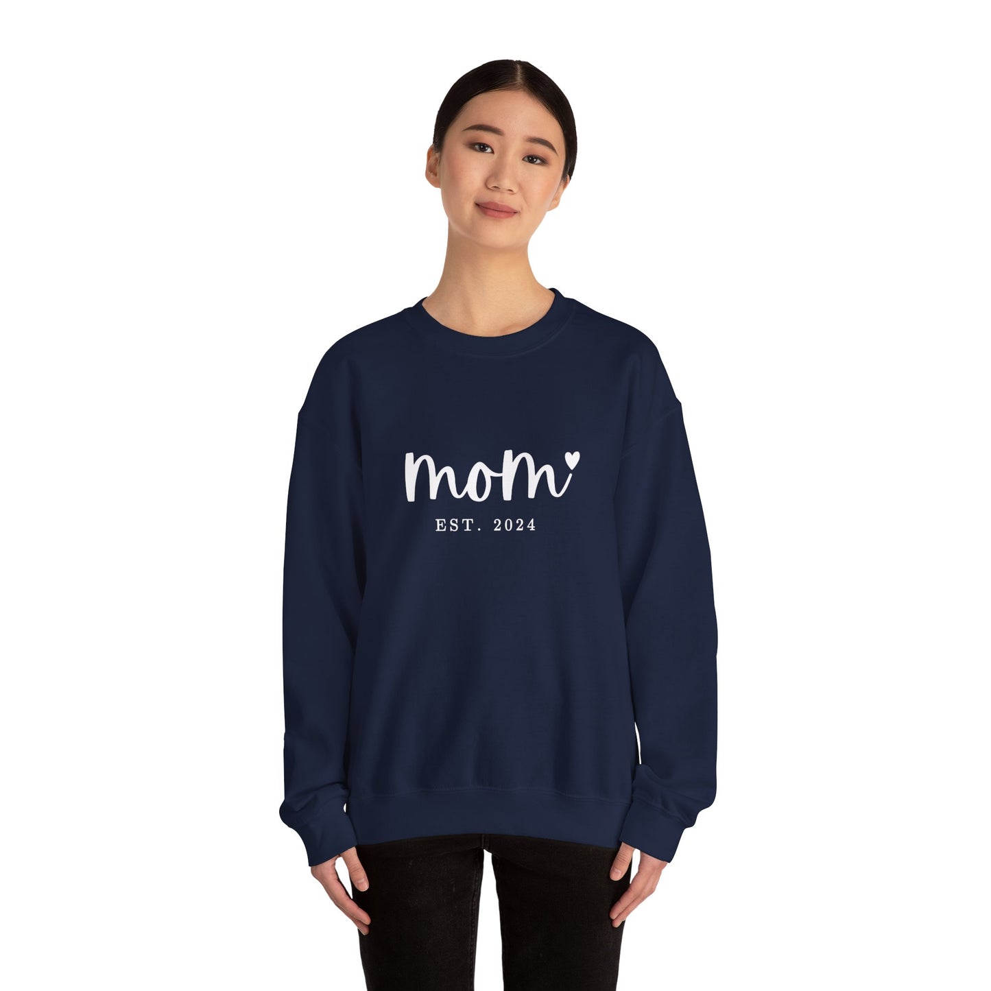 Sweatshirt Mom Est. 2024. The best gift for the expecting or new mom,  Mother's Day Gifts, gift for mummy