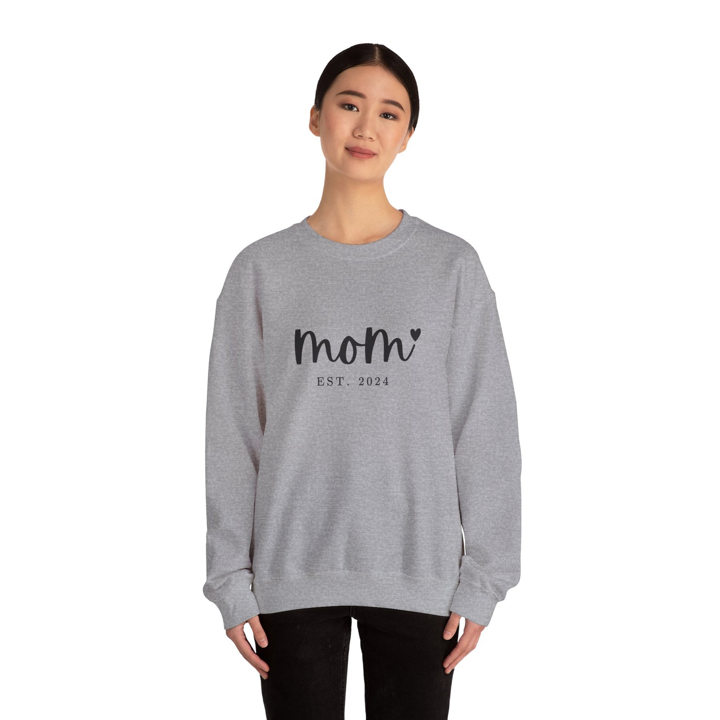 Sweatshirt Mom Est. 2024. The best gift for the expecting or new mom,  Mother's Day Gifts, gift for mummy