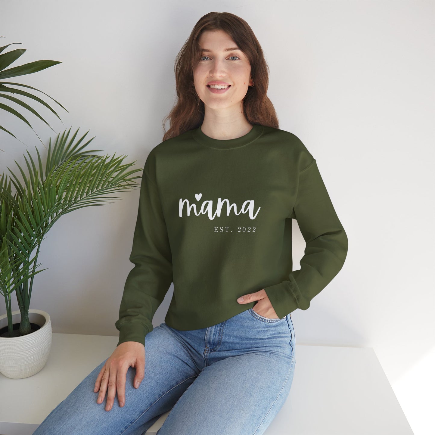 Mama Est. 2022 ♡ sweatshirt, best gift for mom, Mother's Day Gift, gifts for mom